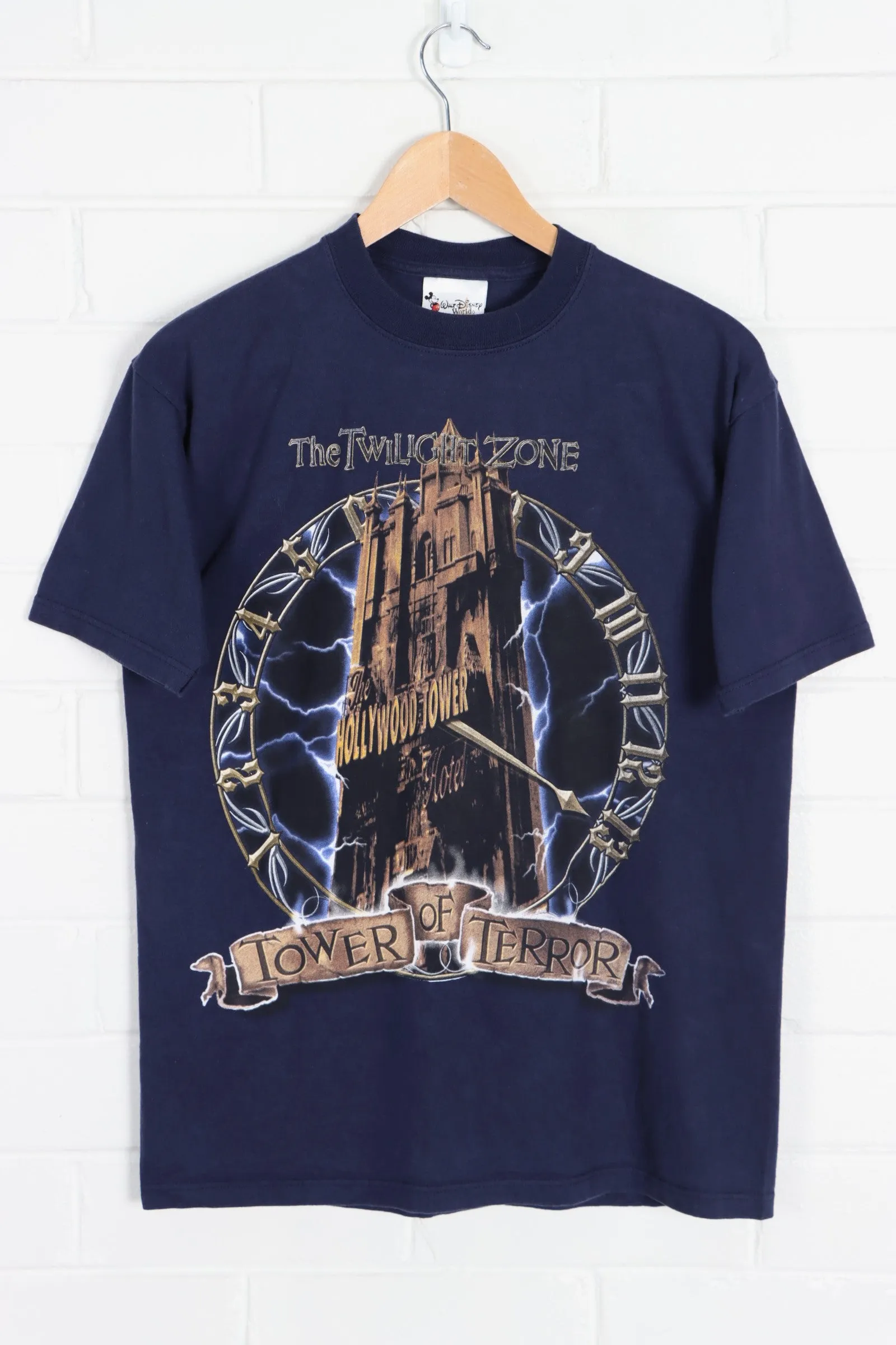 DISNEY The Twilight Zone Tower of Terror 90s Tee USA Made (S)