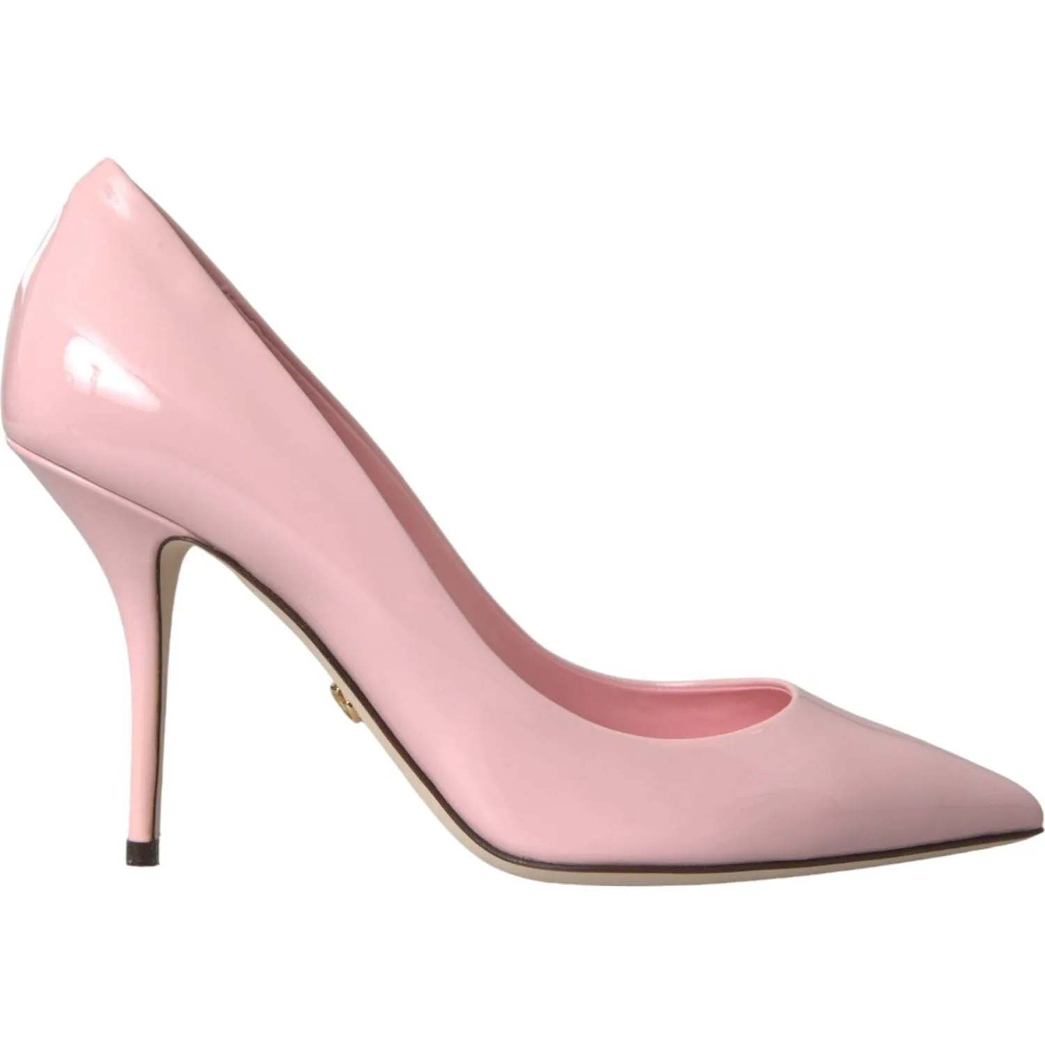 Dolce & Gabbana Light Pink Patent Leather Pumps Heels Shoes