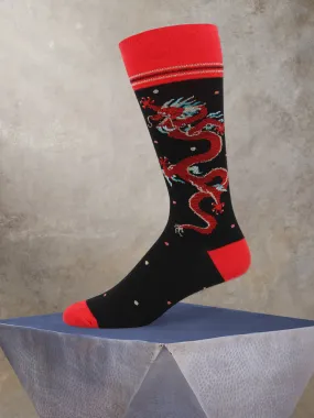 Dragons Sock in Black