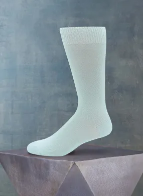 Egyptian Cotton Sock in Aqua