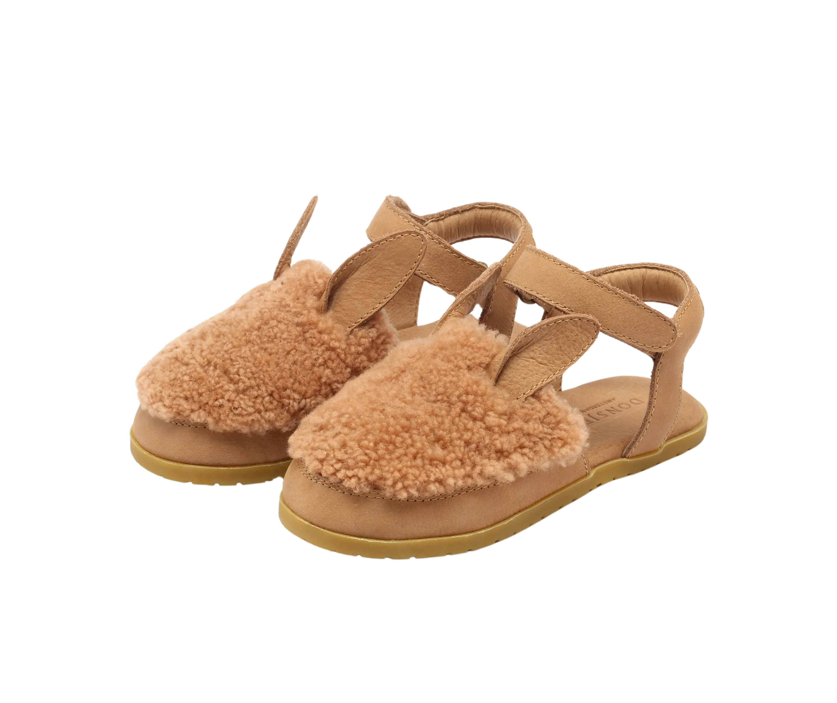 Els Sandals | Alpaca | Beige Curly Sheep Wool