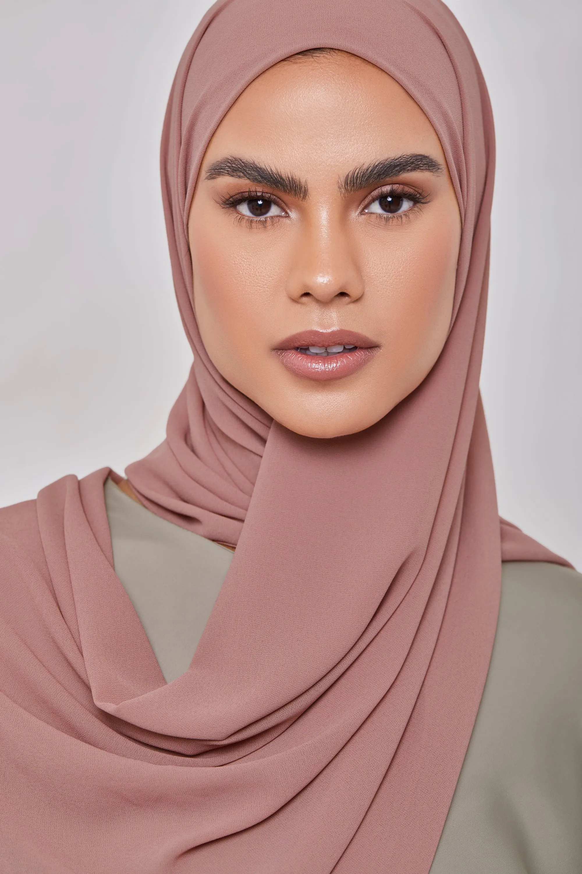 Essential Chiffon Hijab - Rose Nude