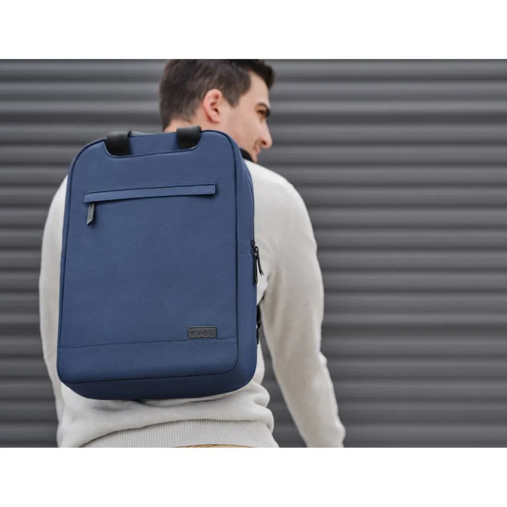 Evol - 15.6" Laptop Recycled Business backpack - Navy