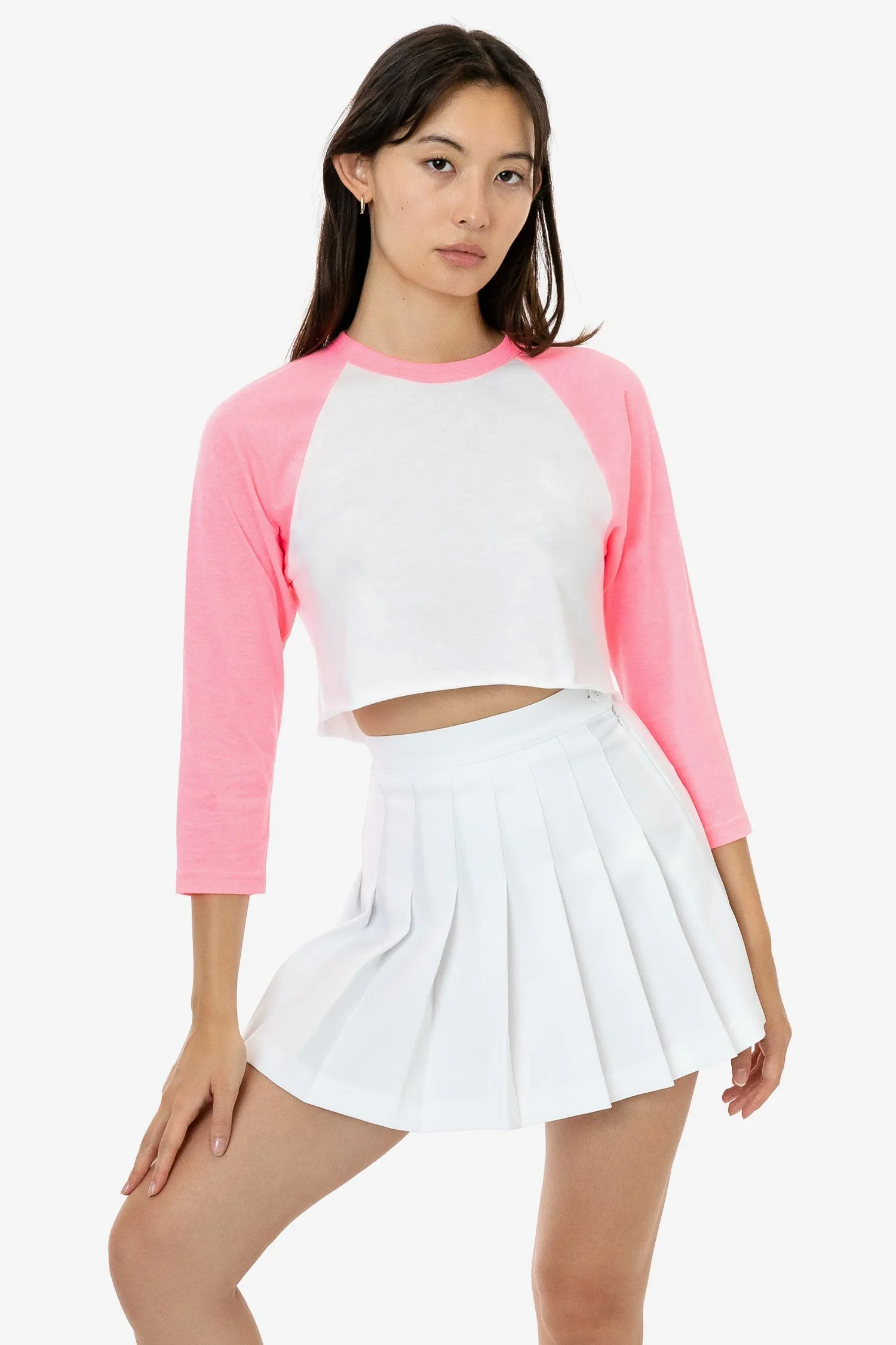 FF354 - Poly Cotton Cropped Raglan