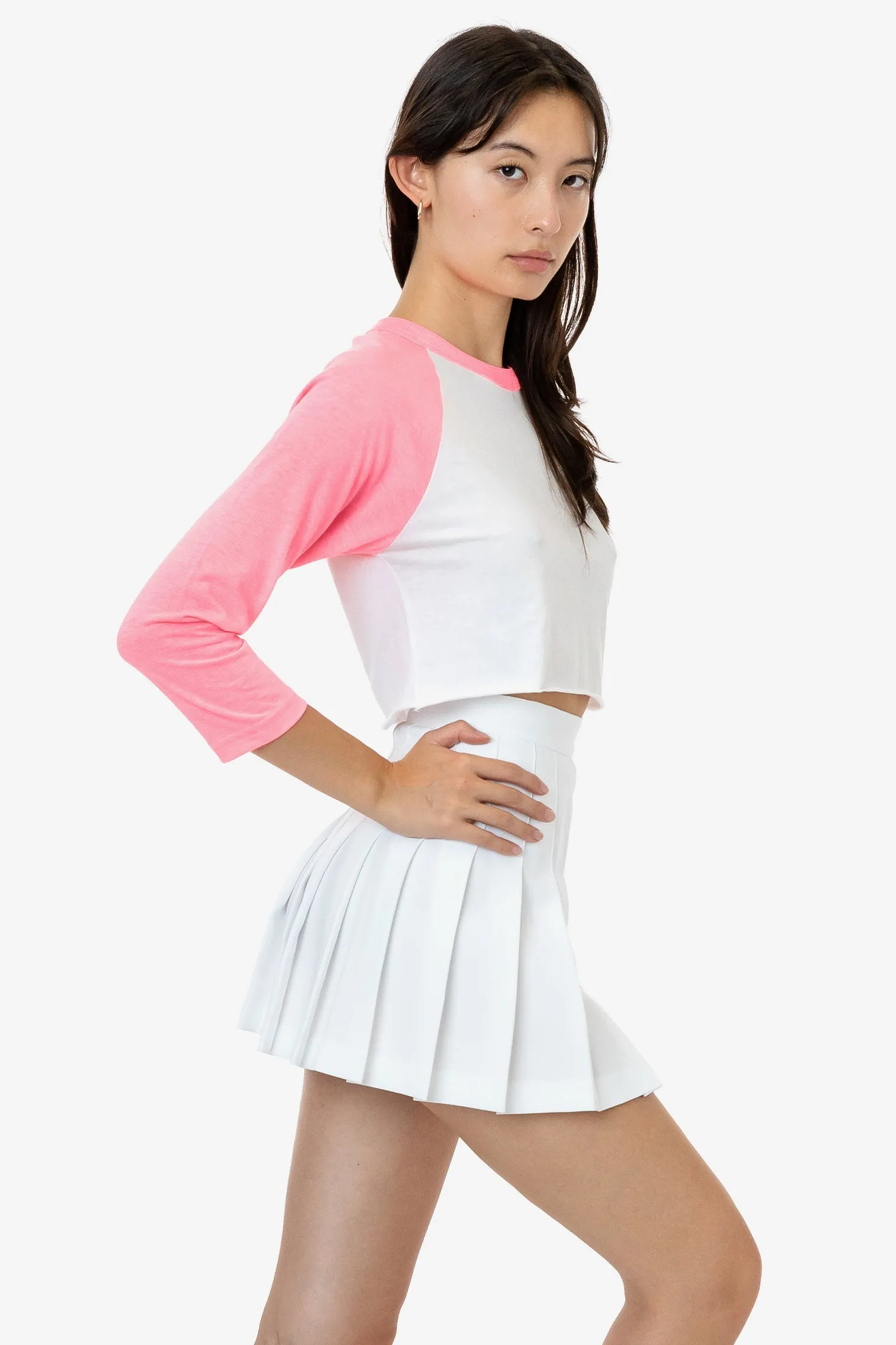 FF354 - Poly Cotton Cropped Raglan