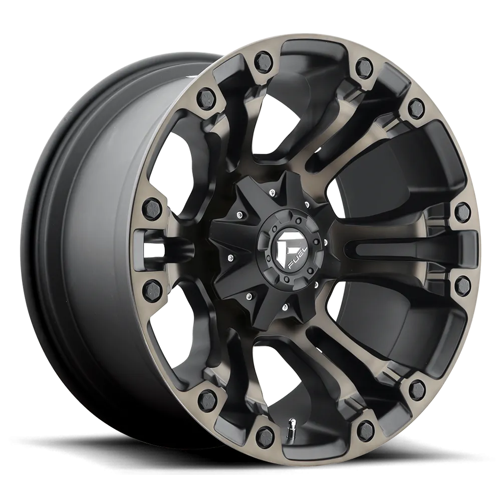 Fuel Off-Road D569 Vapor 20X10 6X135/6X139.7 -19mm Matte Black Double Dark Tint