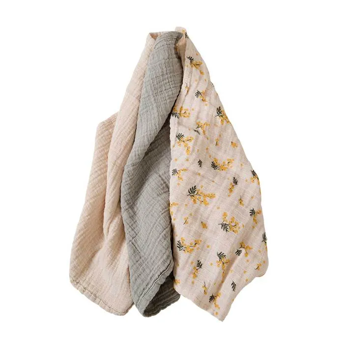 Garbo&Friends Mimosa Burp Cloth 3 pcs