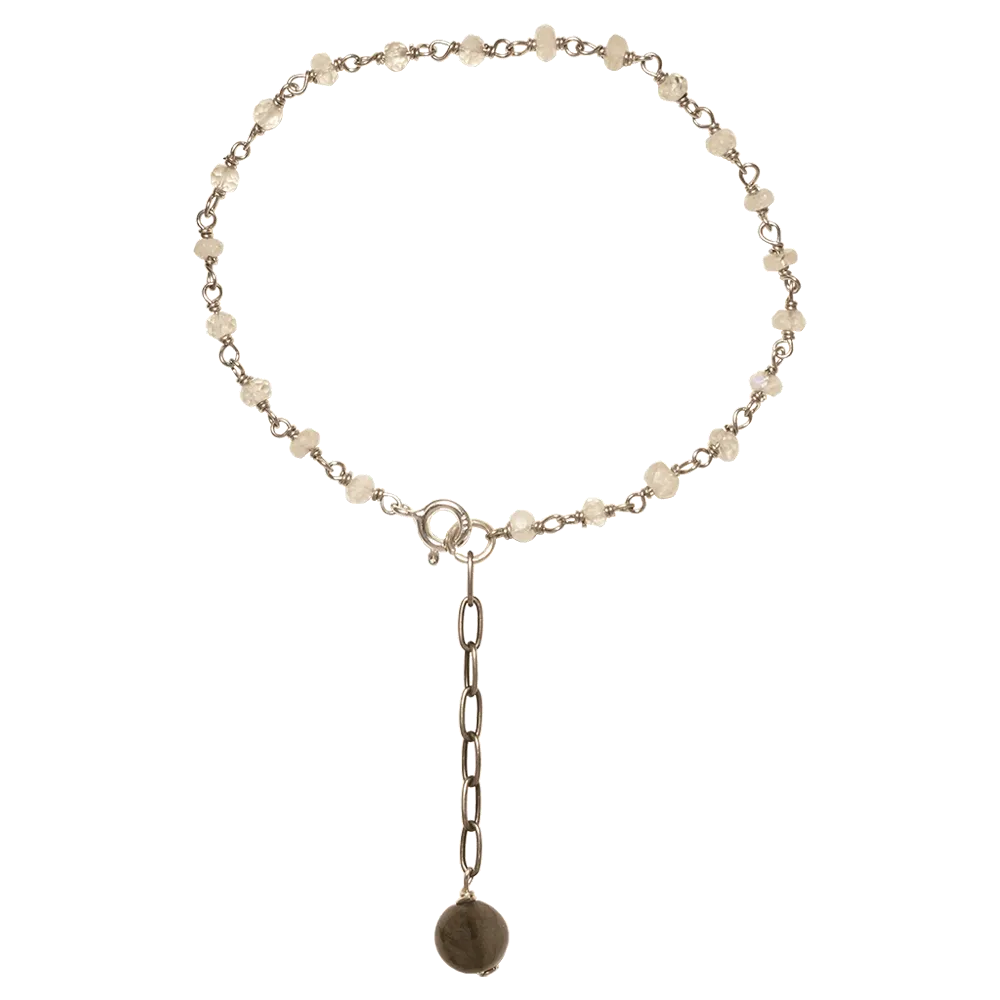 Gemstone Lariat Bracelet