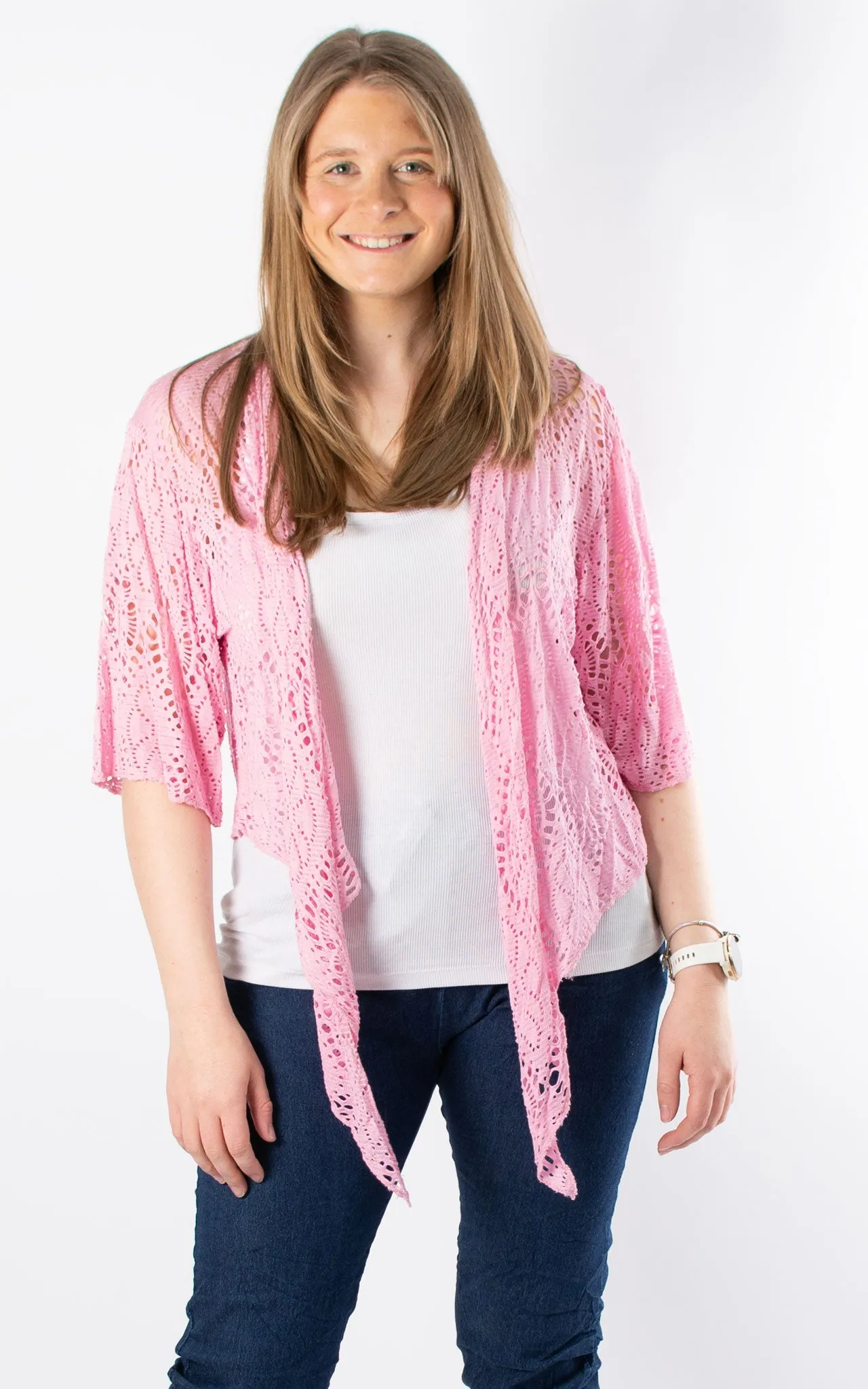 Georgia Shrug | Pink