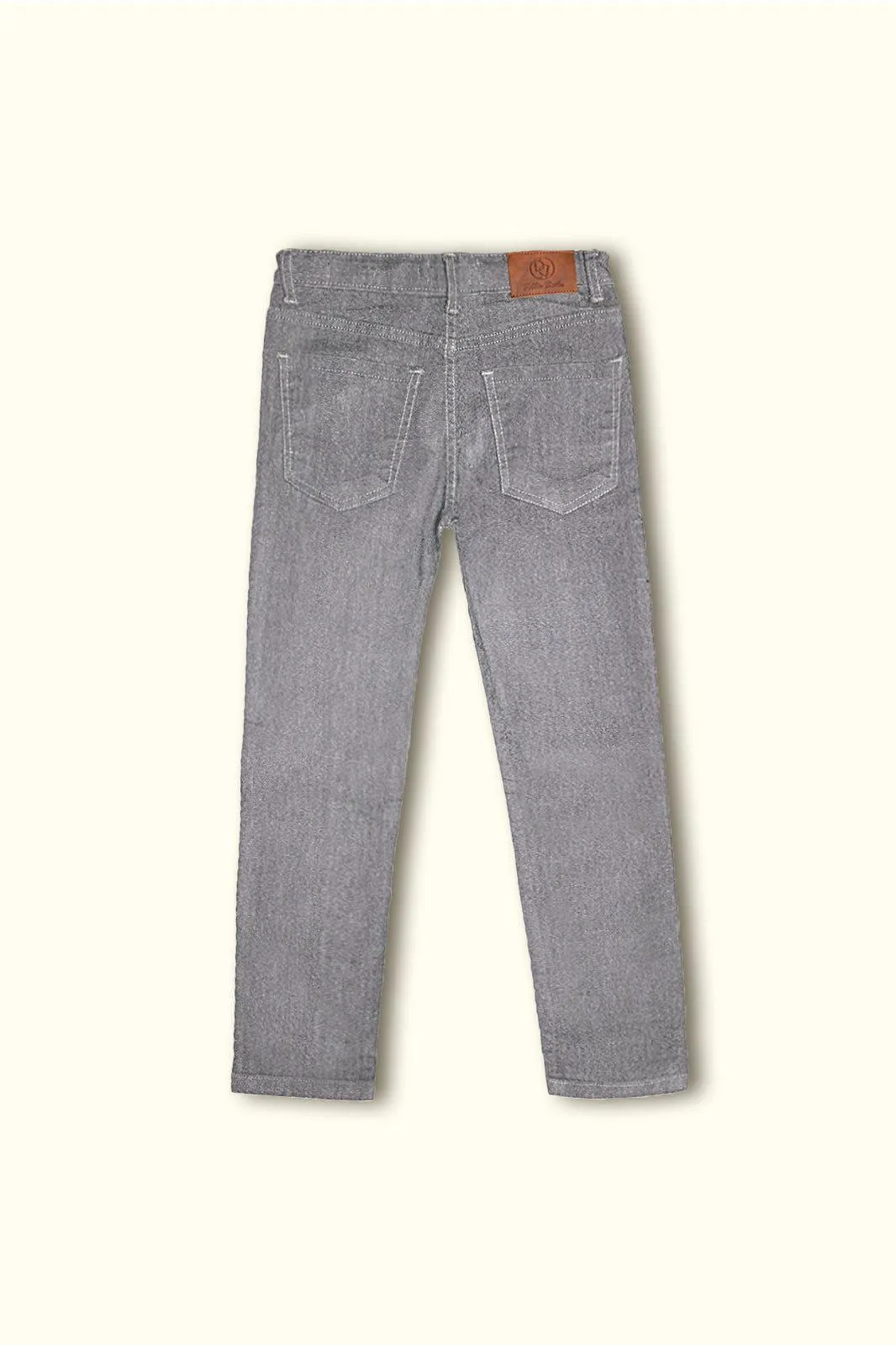 Grey Grain Jeans