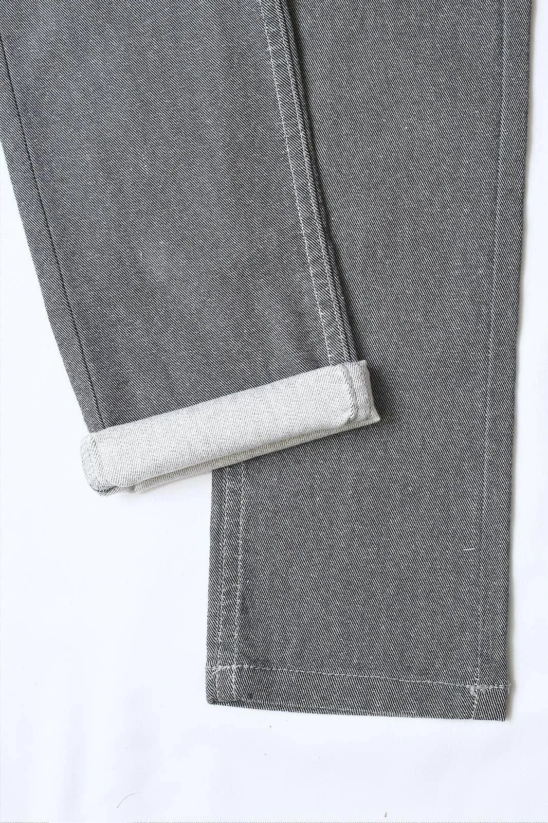 Grey Grain Jeans