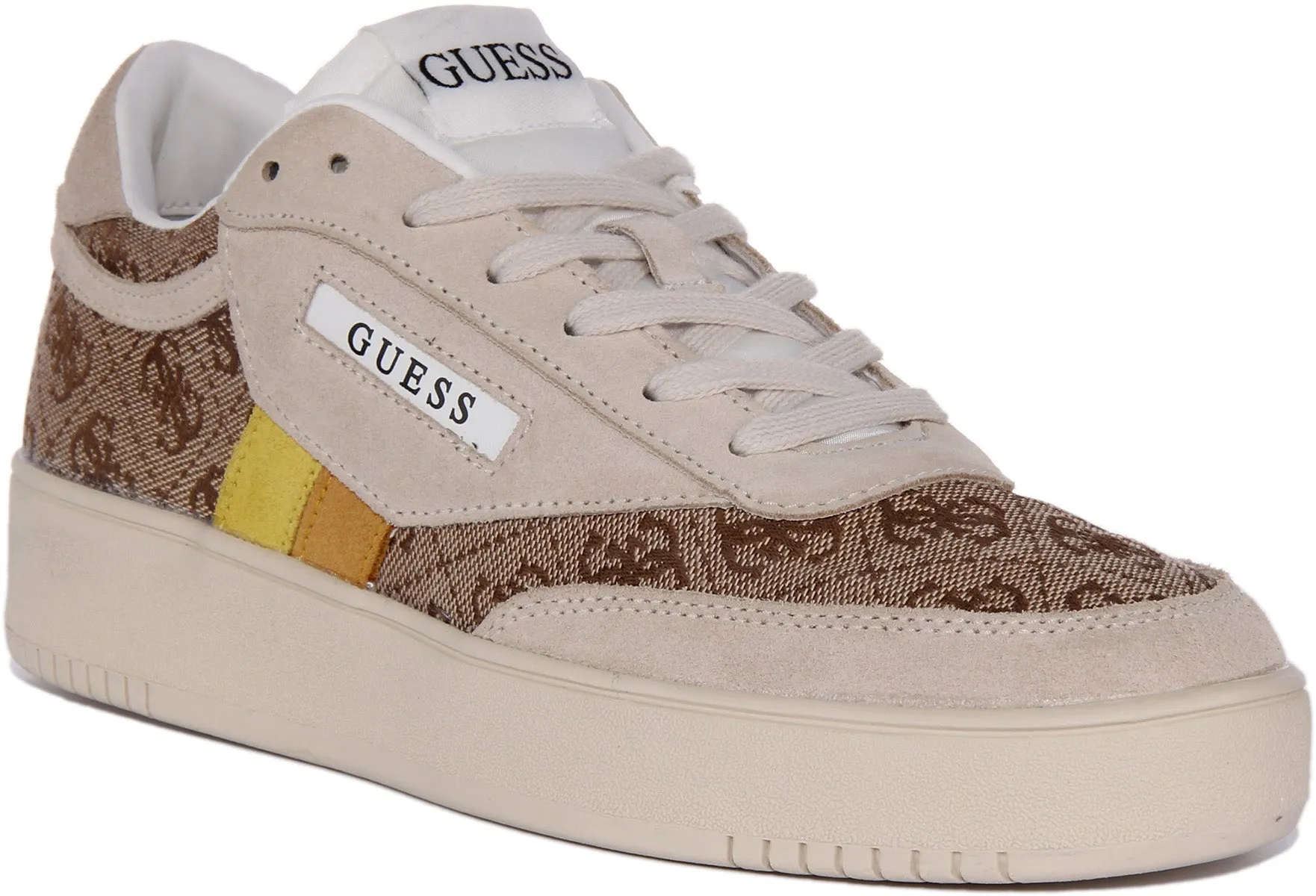 Guess Sisty Trainer In Brown Sun For Women