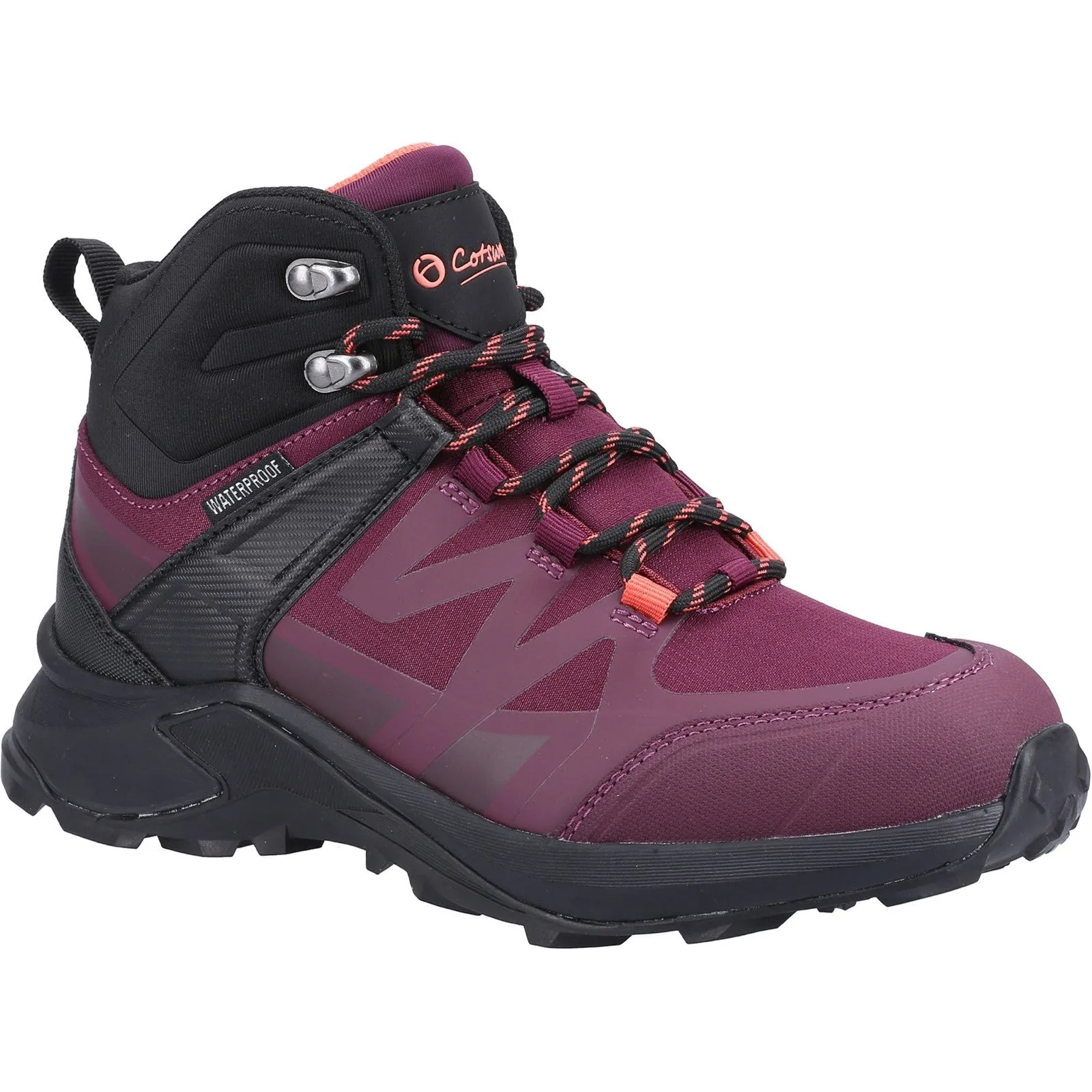 Horton Hiking Boots Burgundy