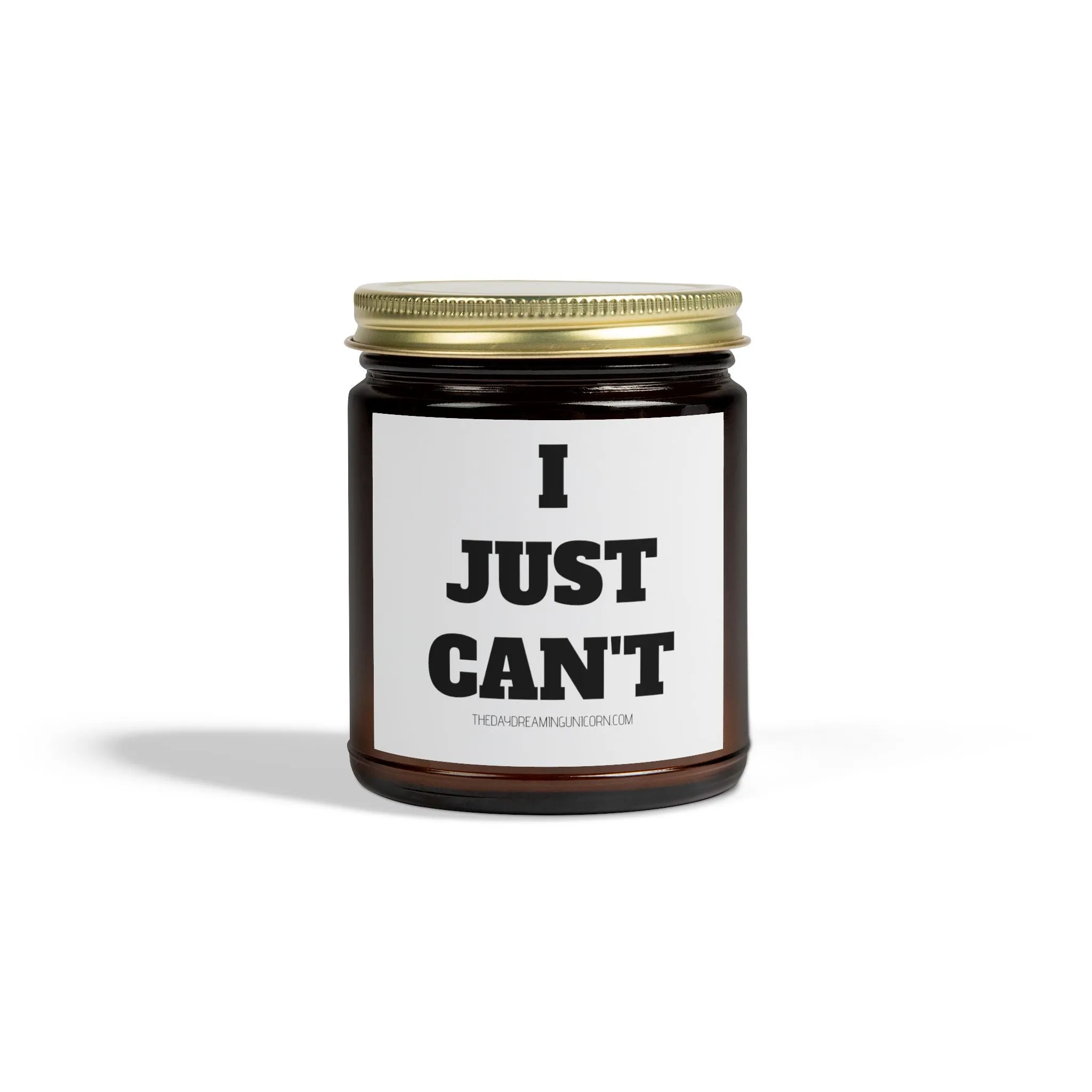 I just can't Scented Coconut Apricot Candles (4oz, 9oz)