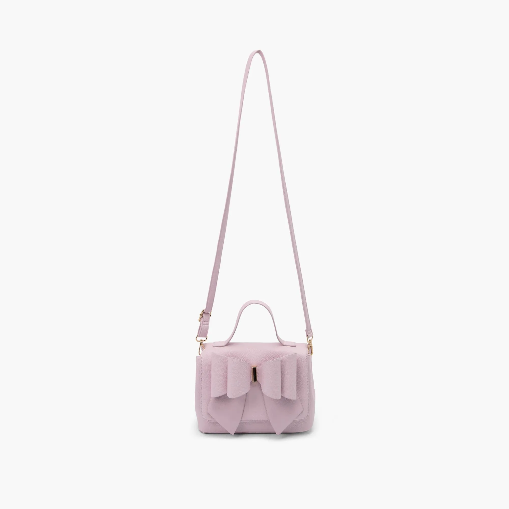 Instant Shipping! Eva Double Bow Crossbody - Lilac