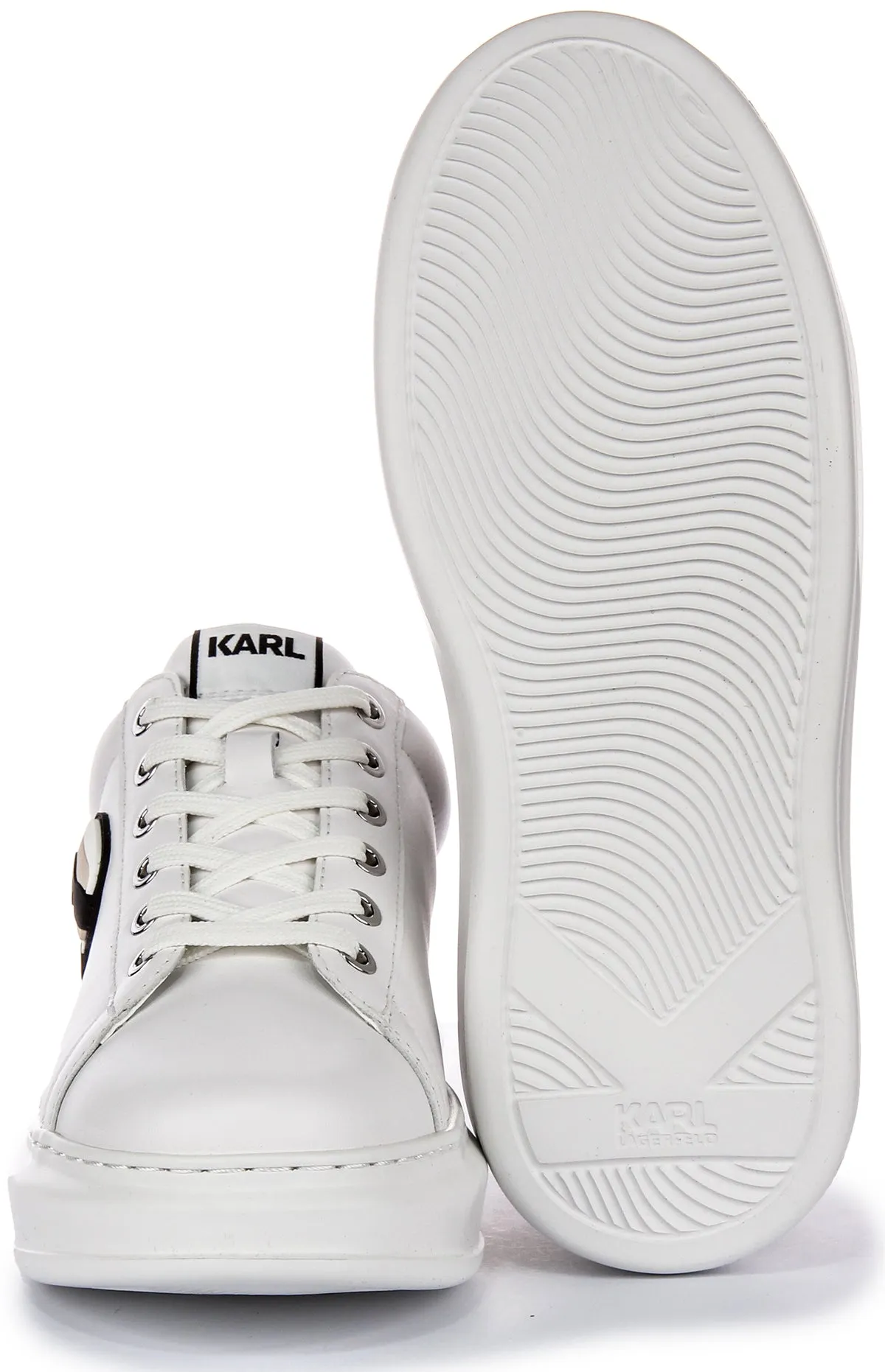 Karl Lagerfeld Kapri Nft Stud In White For Women