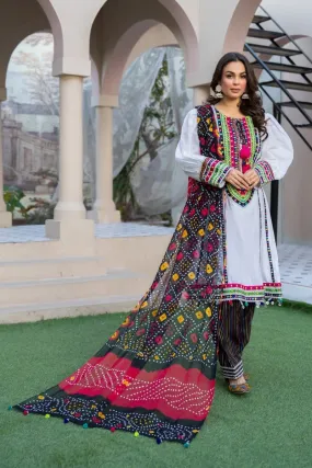 Karma Embroidered Pakistani Cotton Frock KAR84