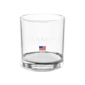 Kennedy for President Flag Rocks Glass, 10oz