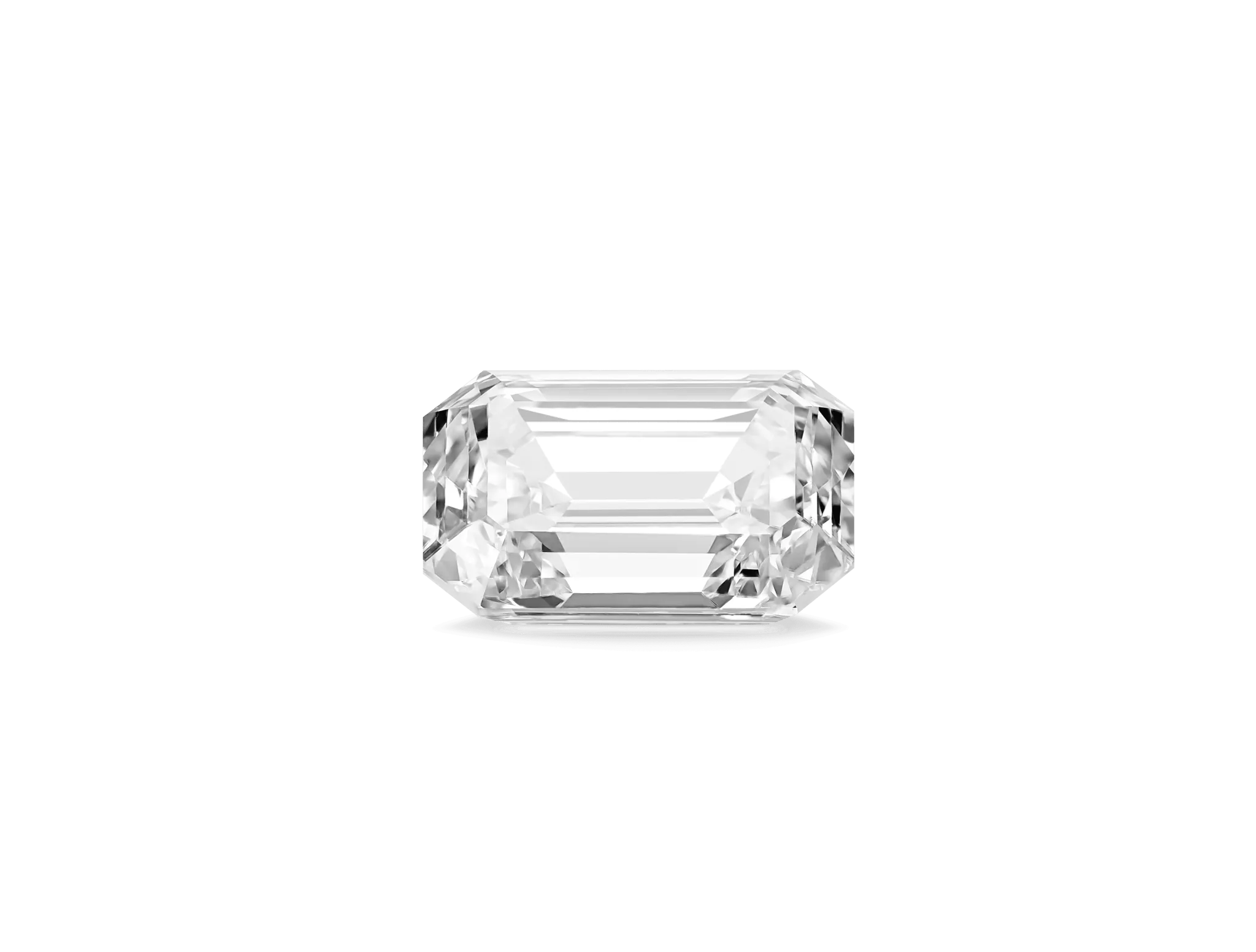 Lab-Grown Loose 2ct. Emerald Cut Diamond | White