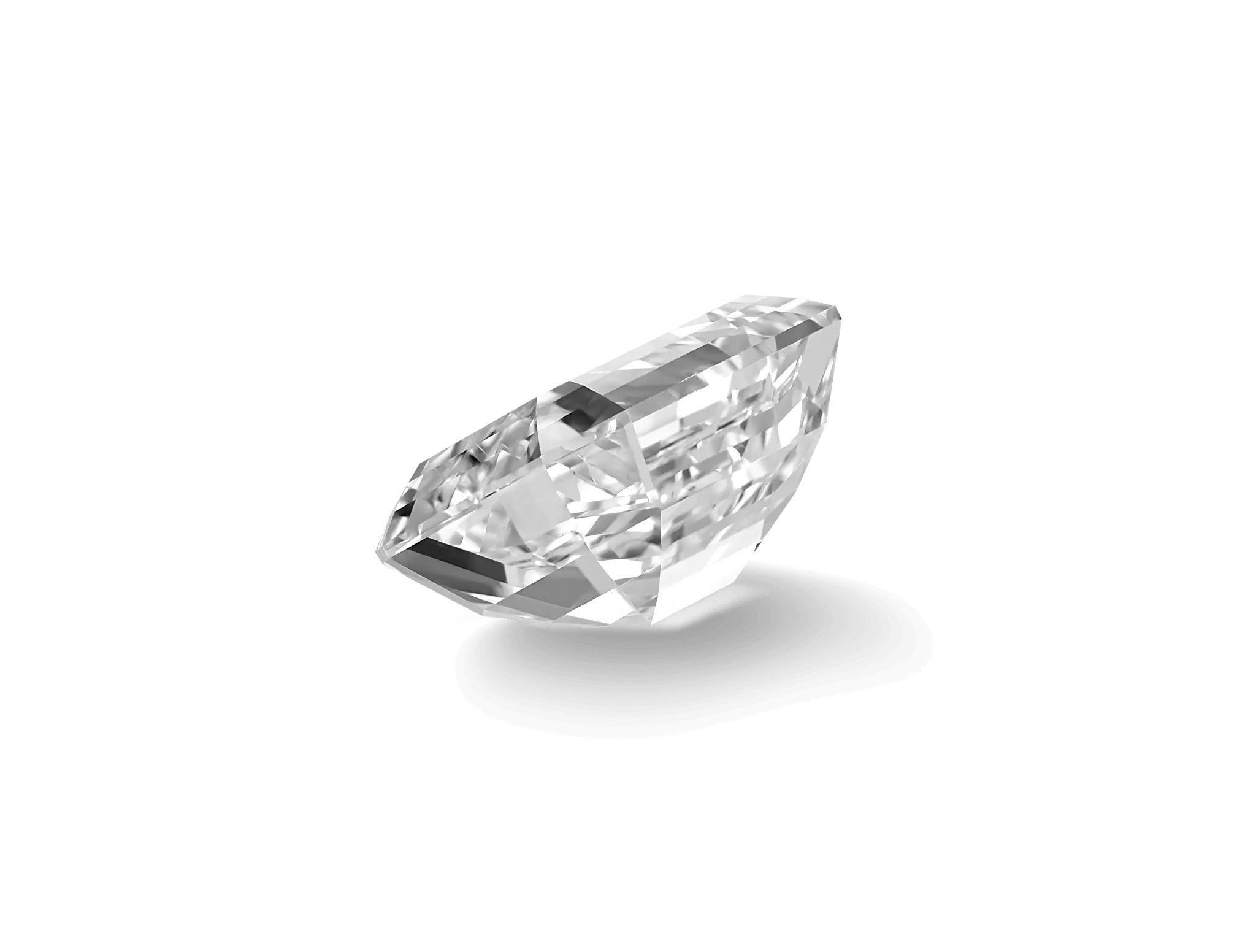 Lab-Grown Loose 2¼ct. Emerald Cut Diamond | White