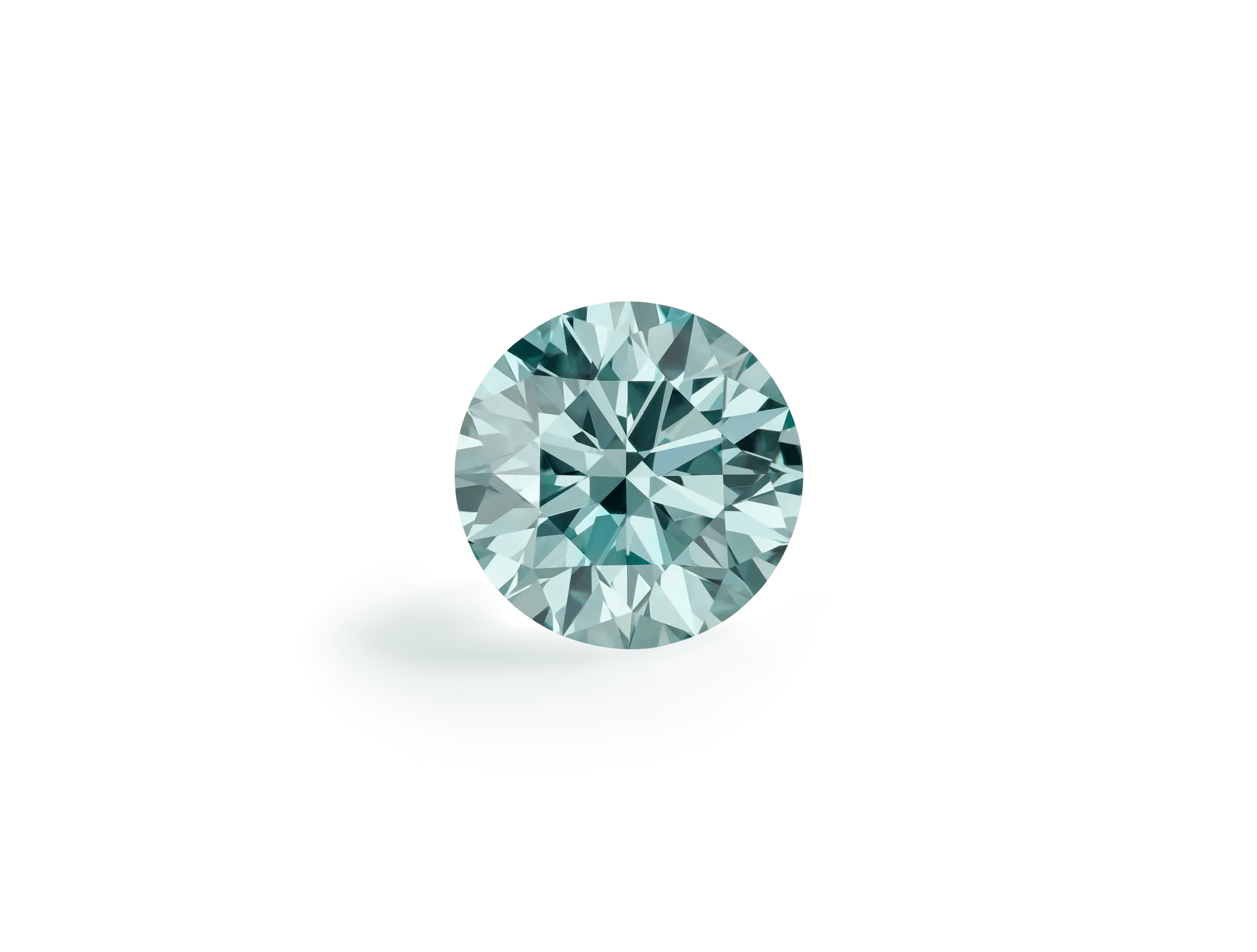 Lab-Grown Loose 2ct. Round Brilliant Diamond | Blue