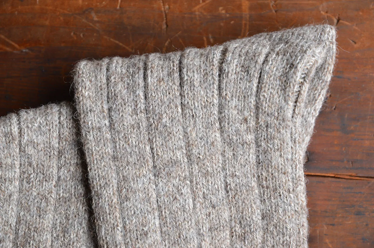 Medium Rib Wool/Alpaca Socks (Adults)