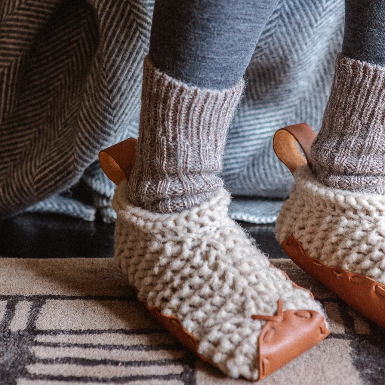 Medium Rib Wool/Alpaca Socks (Adults)