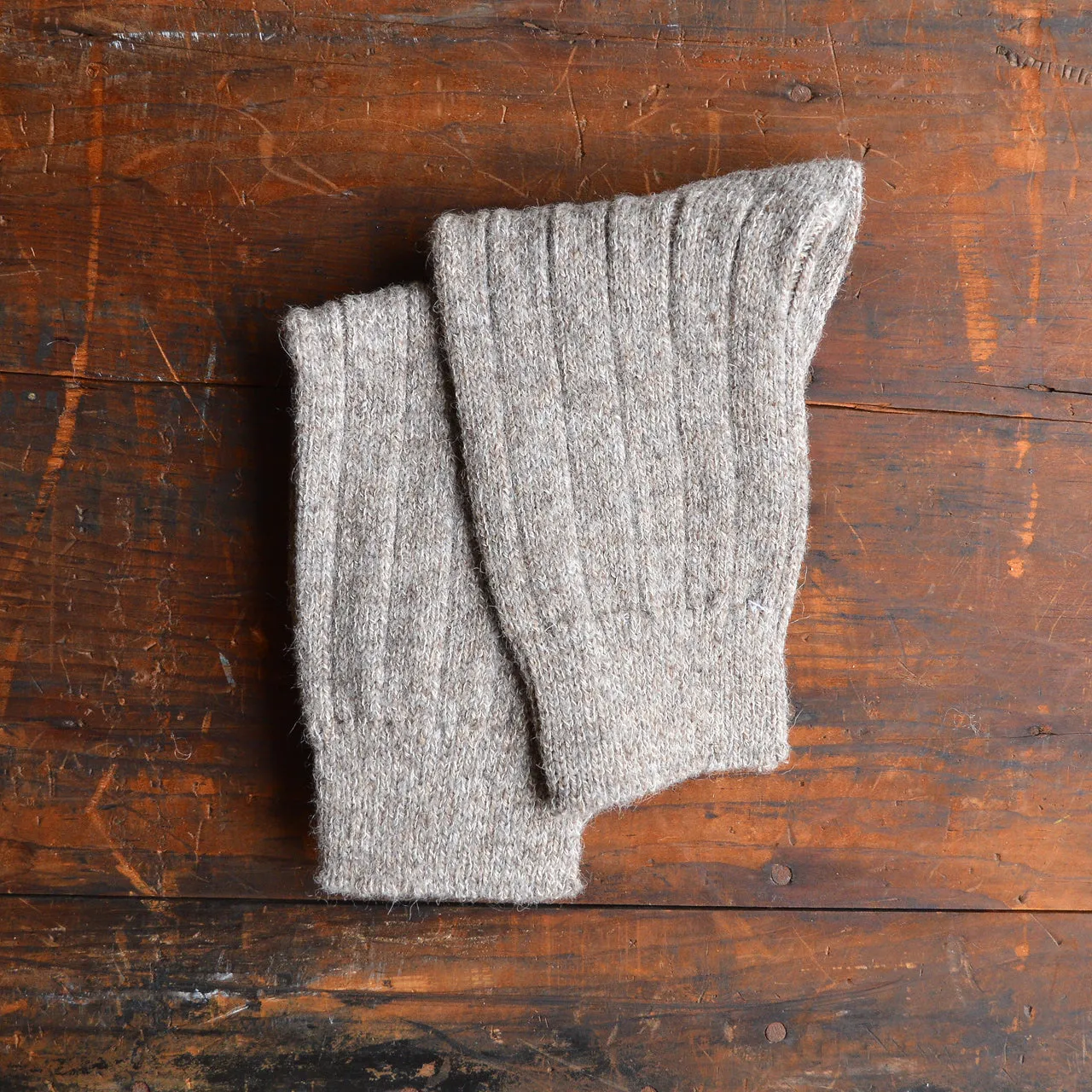 Medium Rib Wool/Alpaca Socks (Adults)