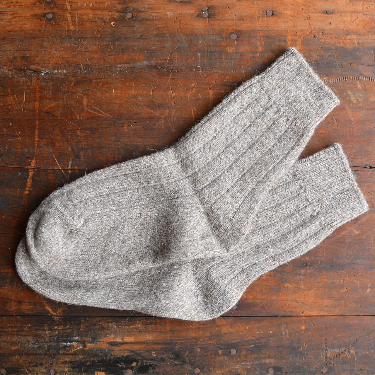 Medium Rib Wool/Alpaca Socks (Adults)