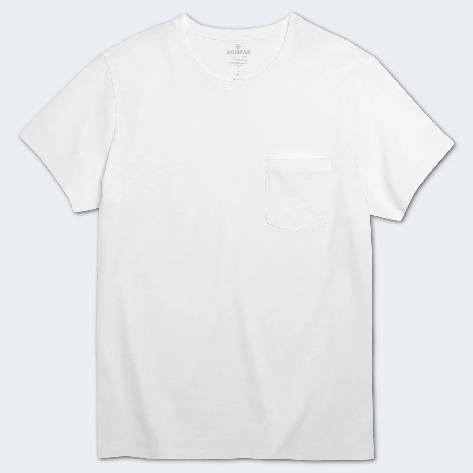 Men's Pima Cotton Pocket Crew Neck T-Shirt