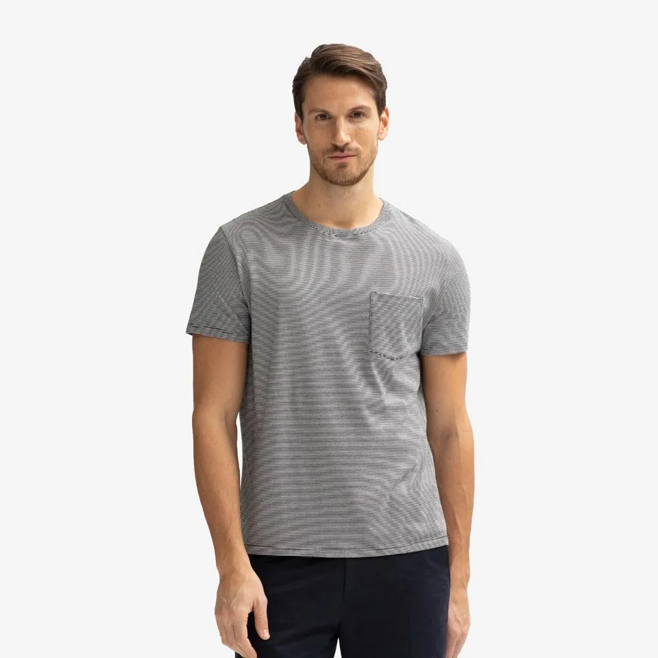 Men's Pima Cotton Pocket Crew Neck T-Shirt