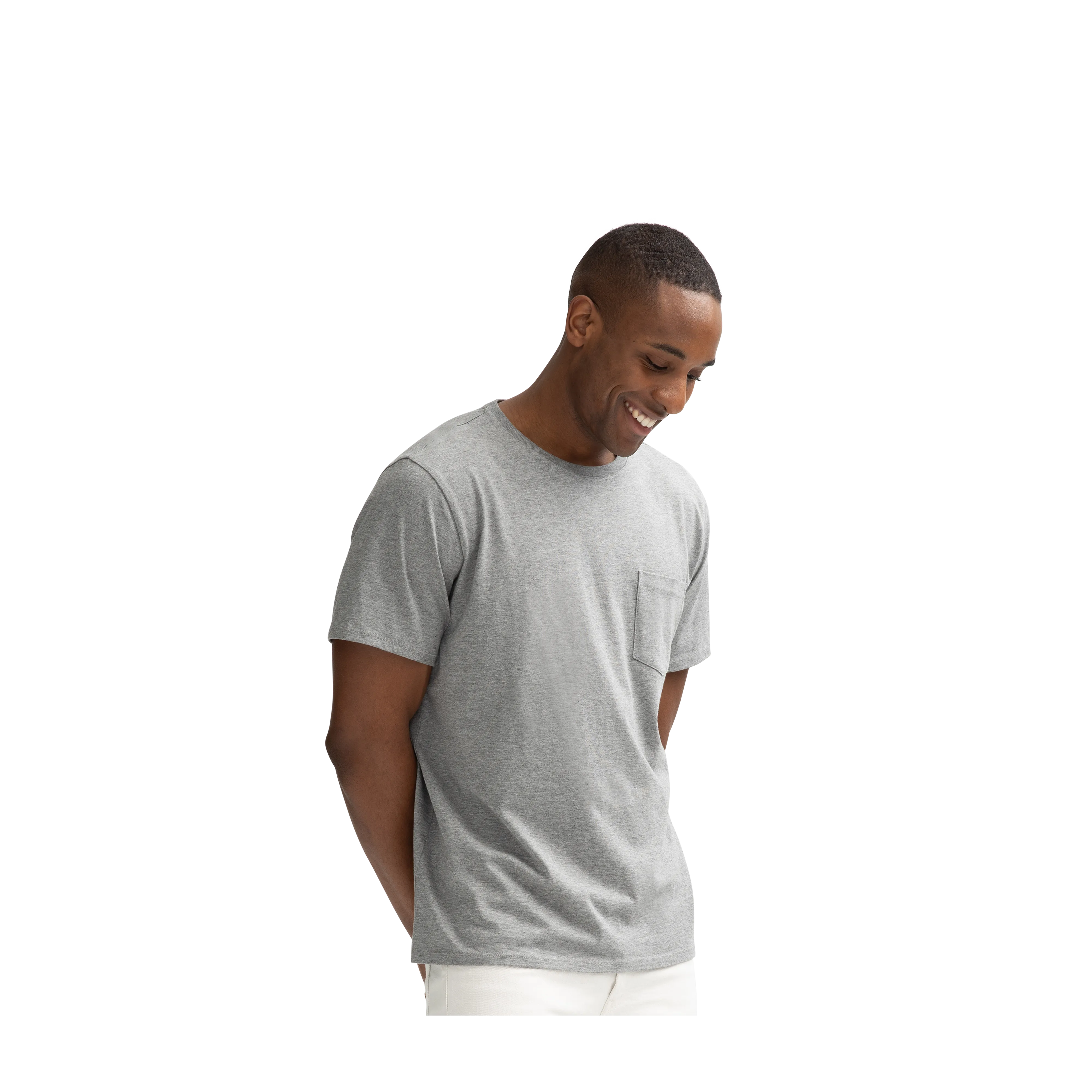 Men's Pima Cotton Pocket Crew Neck T-Shirt