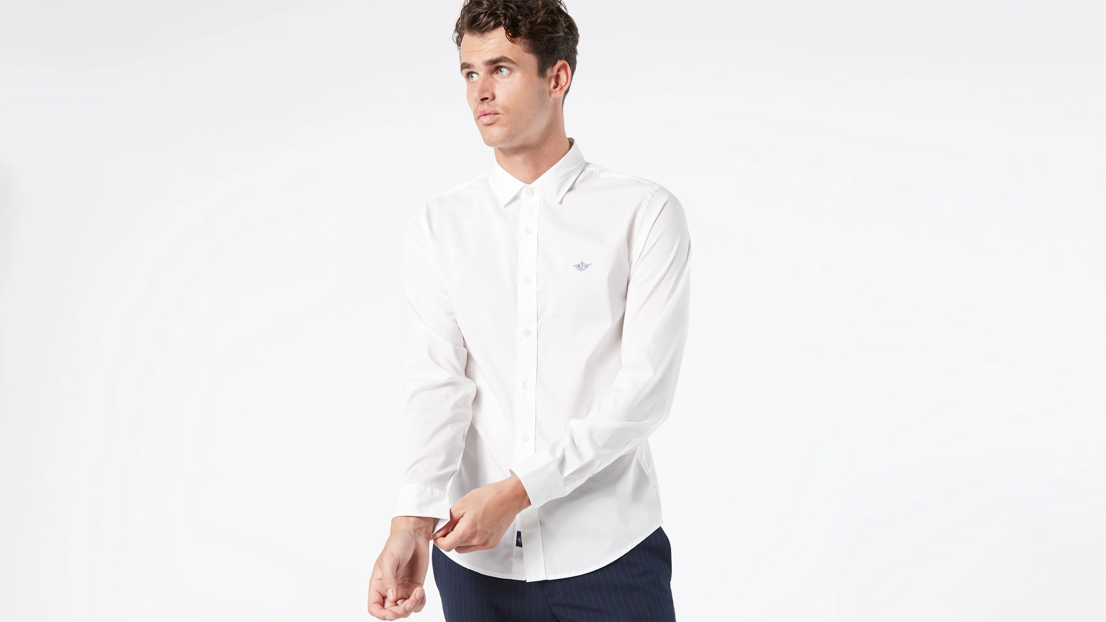 Men's Slim Fit Refined Poplin Shirt