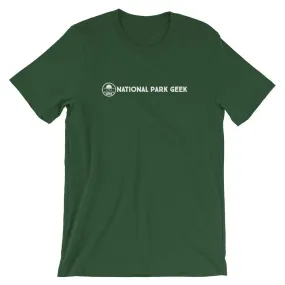 National Park Geek White In-Line T-Shirt