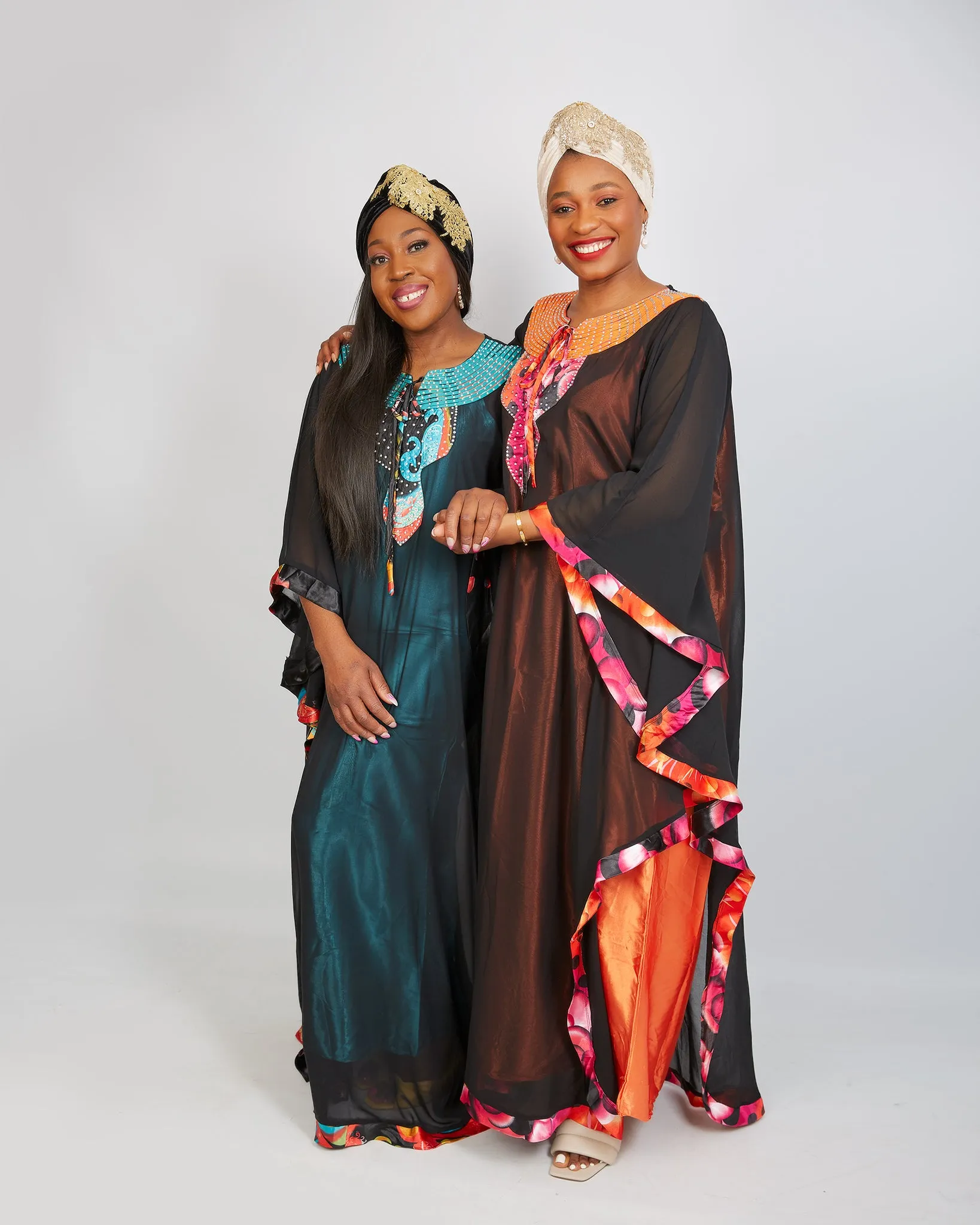 New In African Chiffon Kaftan Boubou Bubu Maxi Dress - Latoya