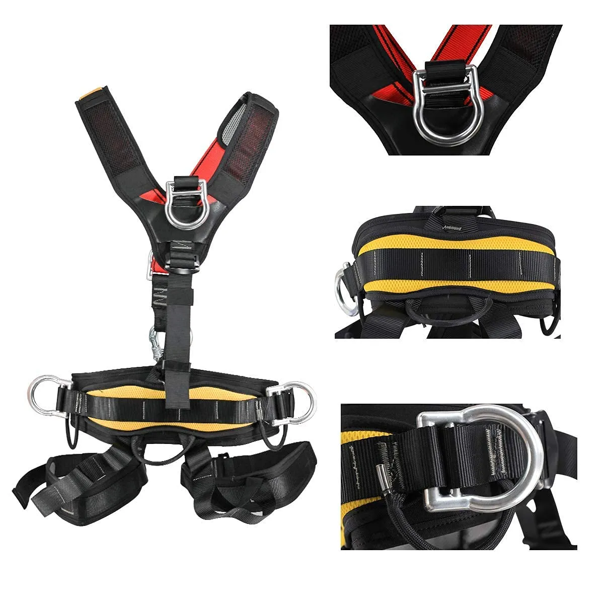 NewDoar Climbing Harness full Body Caving Rock Climbing Rappelling Equipment