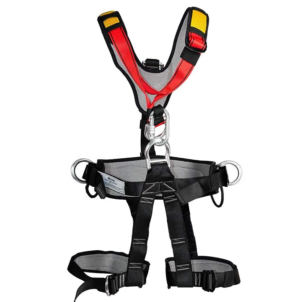 NewDoar Climbing Harness full Body Caving Rock Climbing Rappelling Equipment