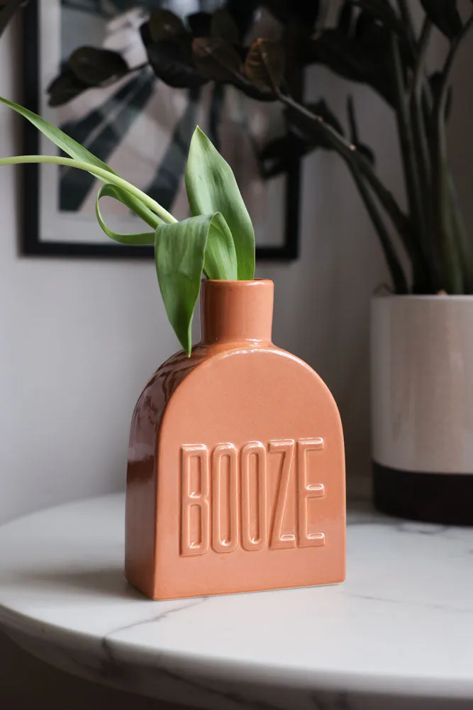 Orange Booze Vase