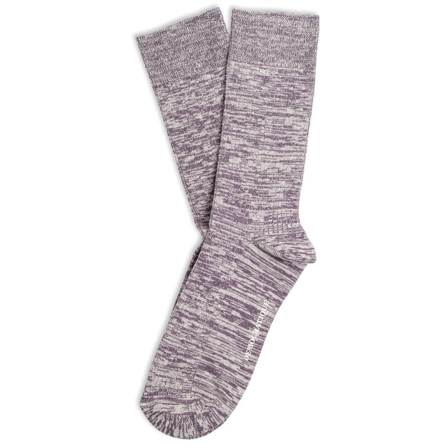 Originals Fine Rib Blur Socks Deep Purple / Off White