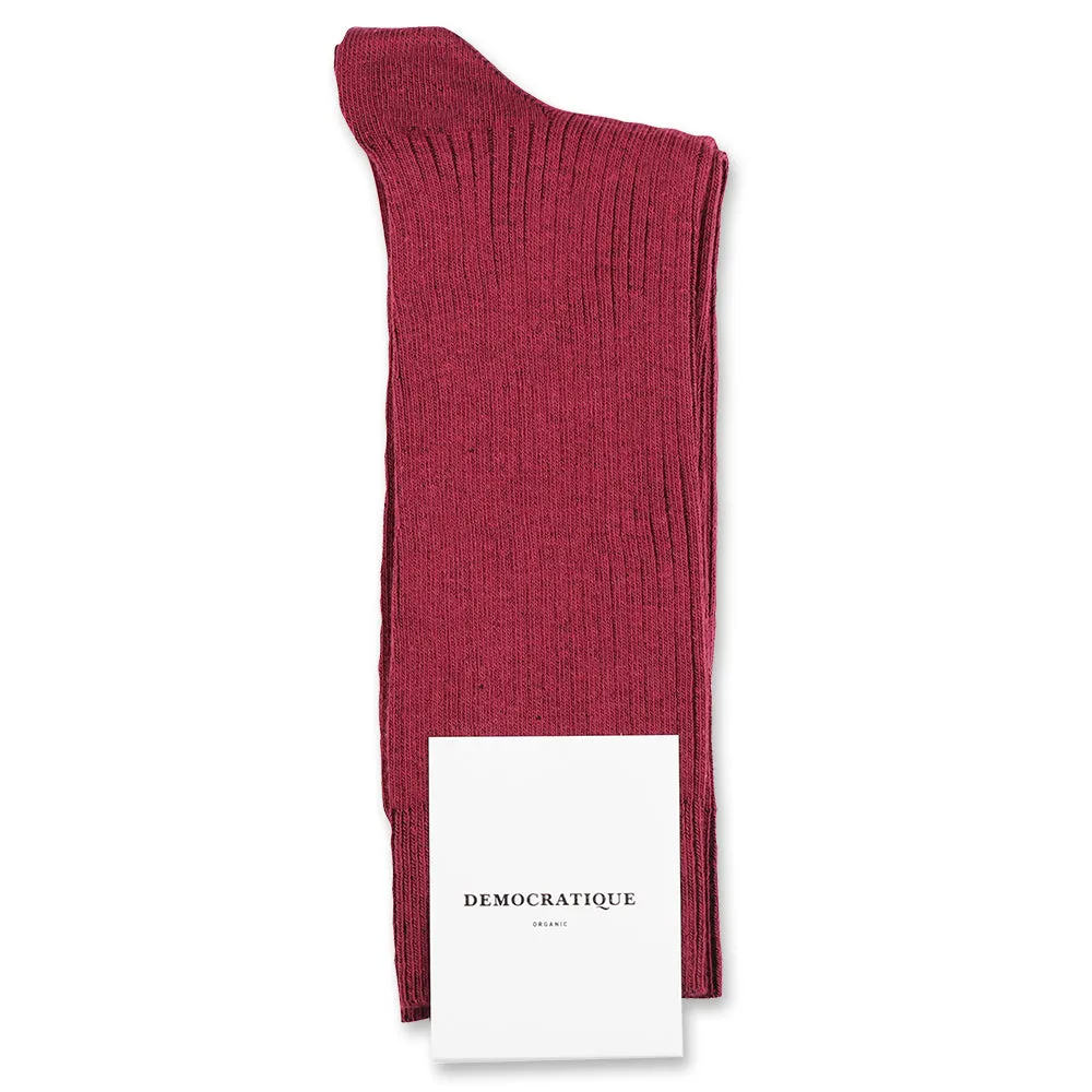 Originals Fine Rib Socks Bordeaux