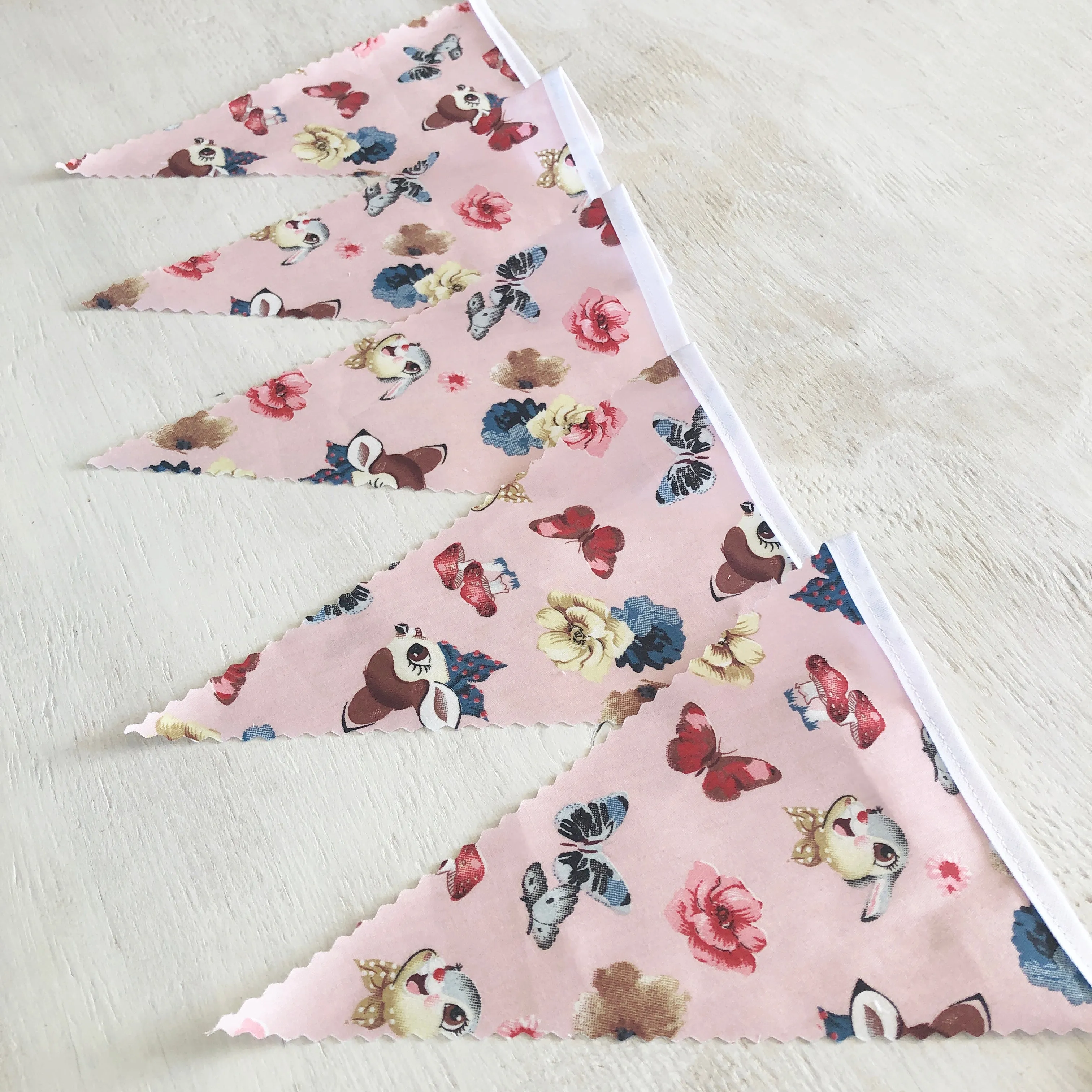 Pink Woodland Bunting