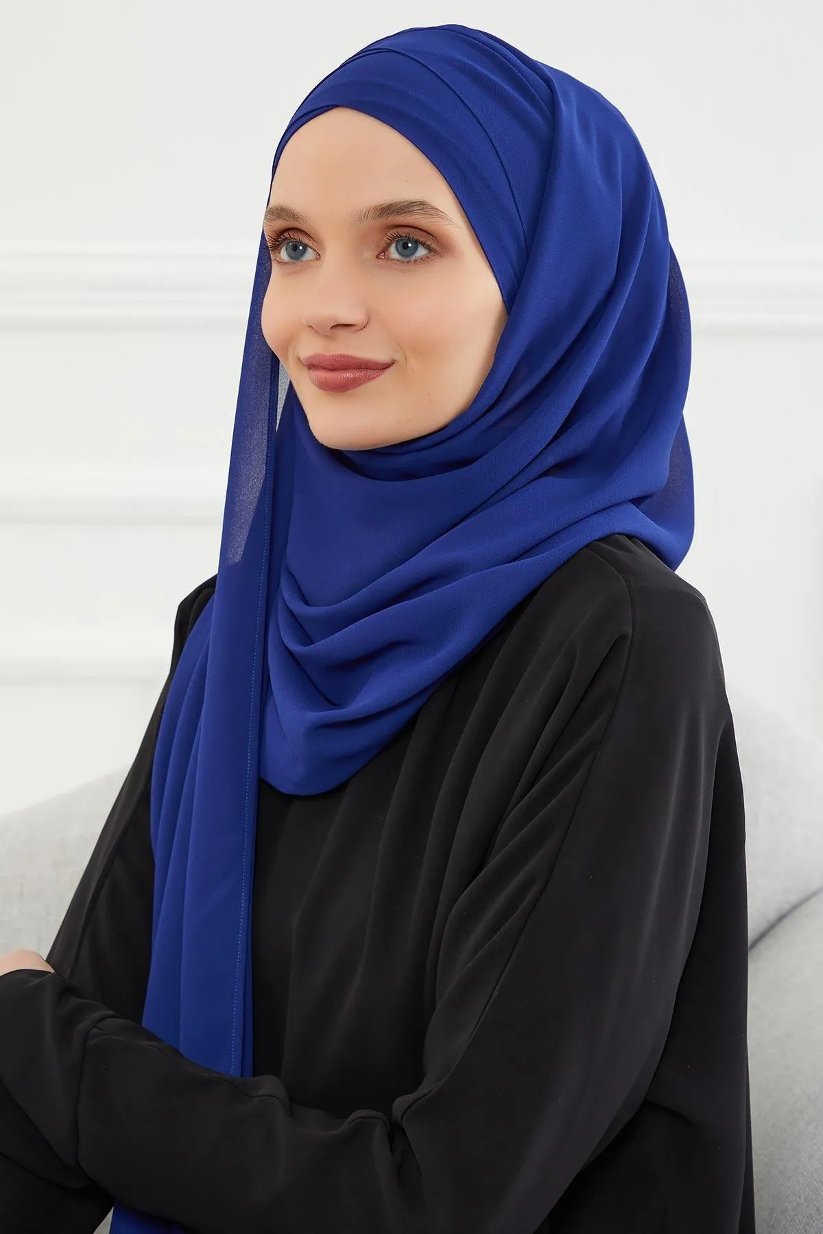 Premium Chiffon Shawl Hijab for Everyday Wear, Lightweight Breathable Women's Headscarf, Soft Chiffon Hijab Scarf for Women,CPS-15