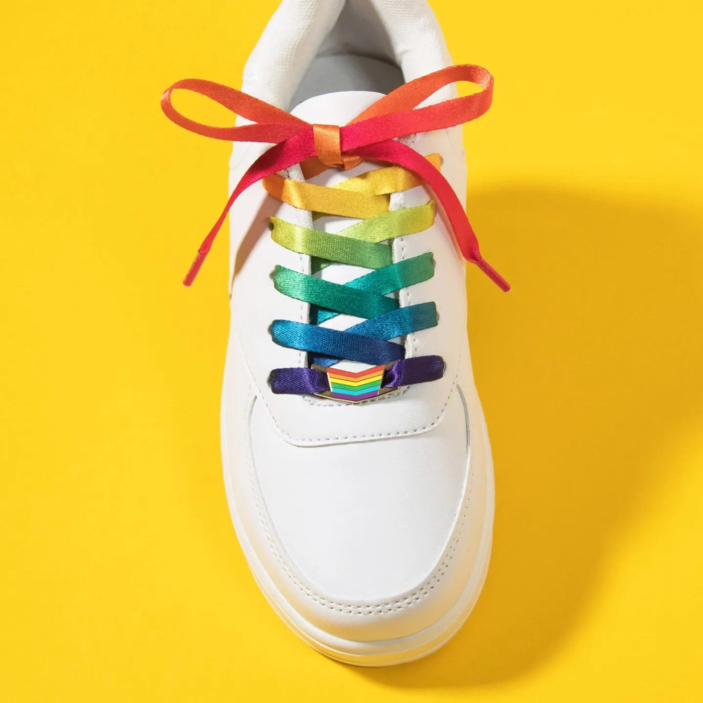 Progress Rainbow Flag Shoelace Locks