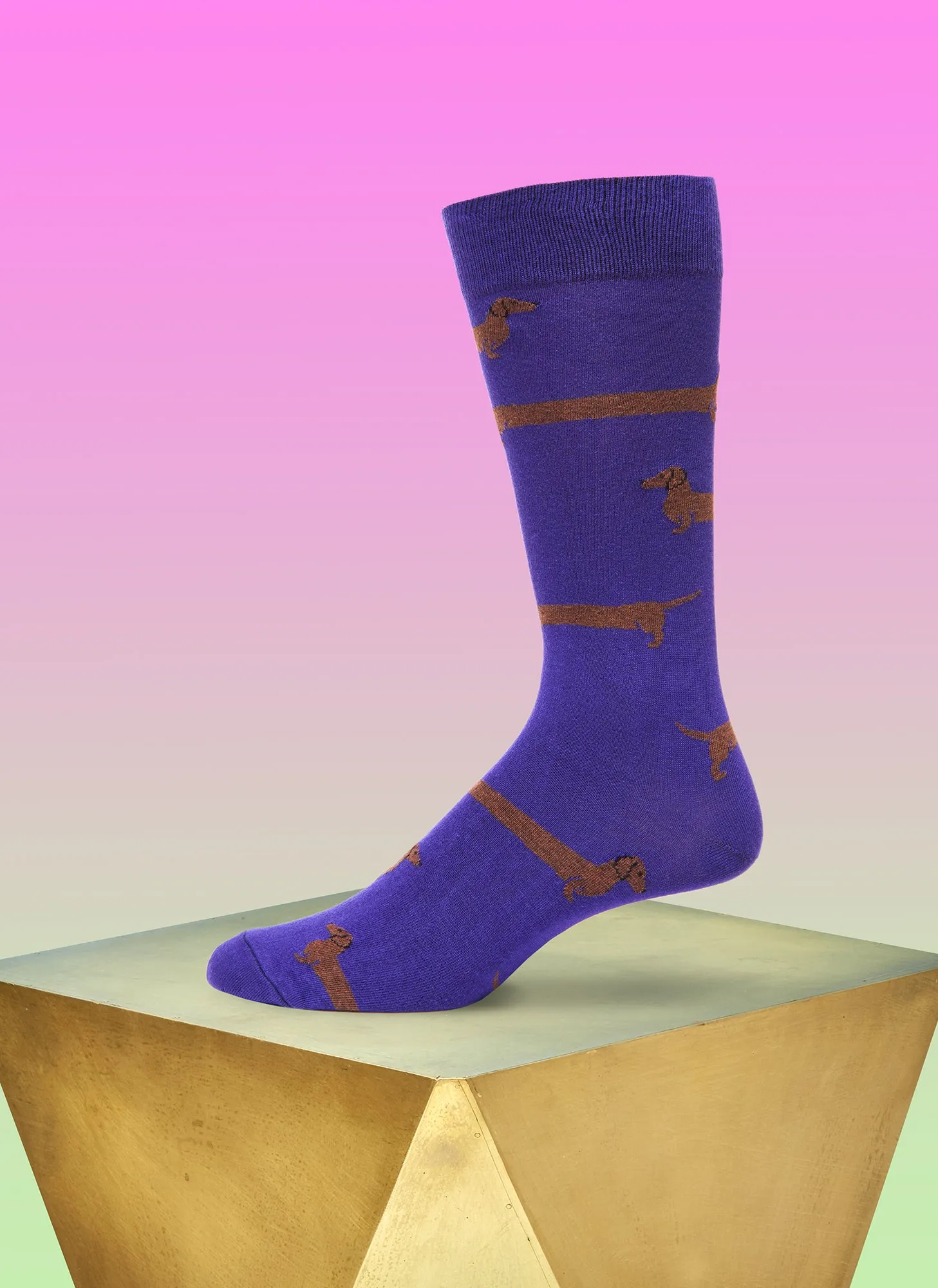 "Love Me Forever" Sock in Purple