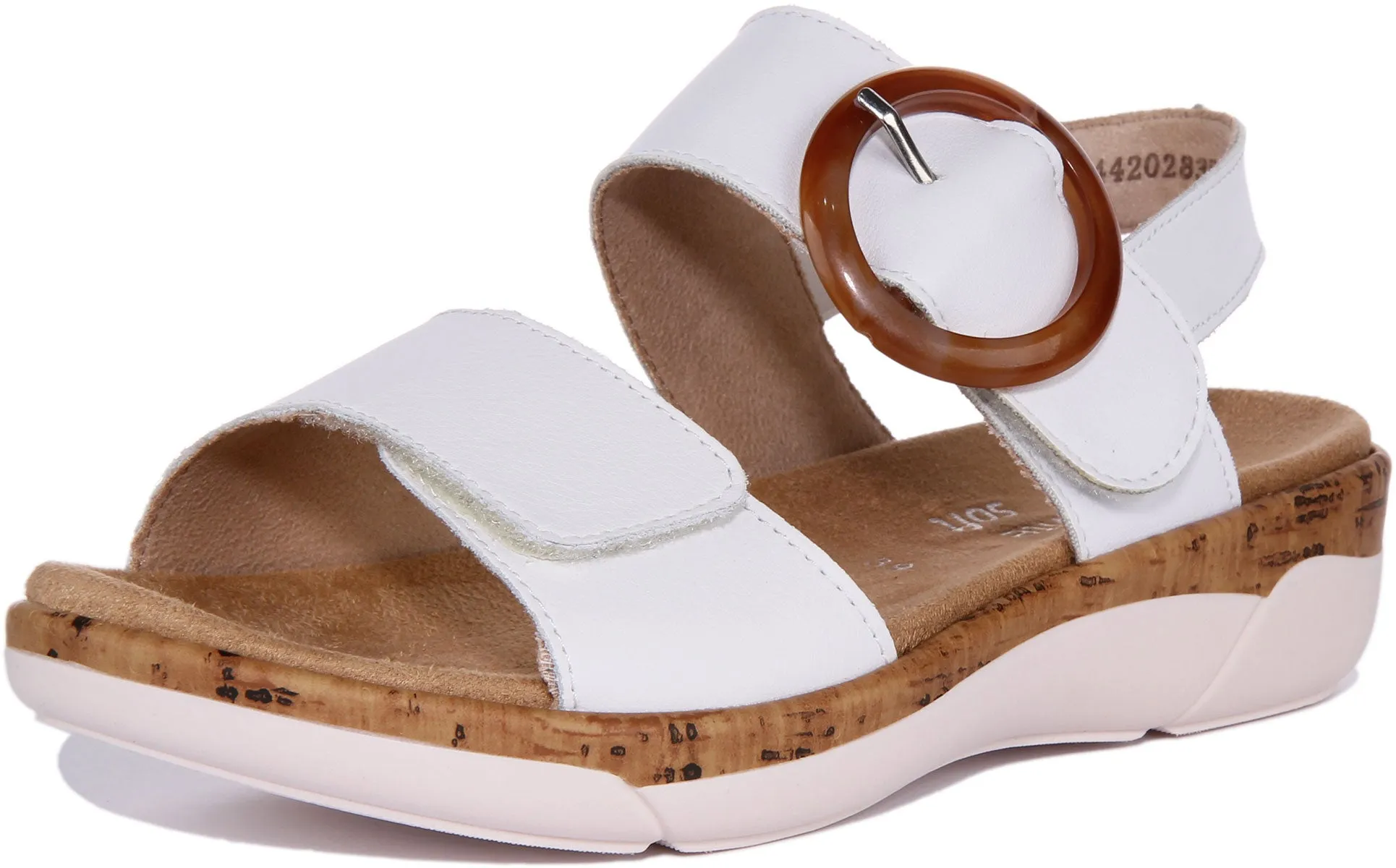 Remonte R6853-80 In White Brown For Women