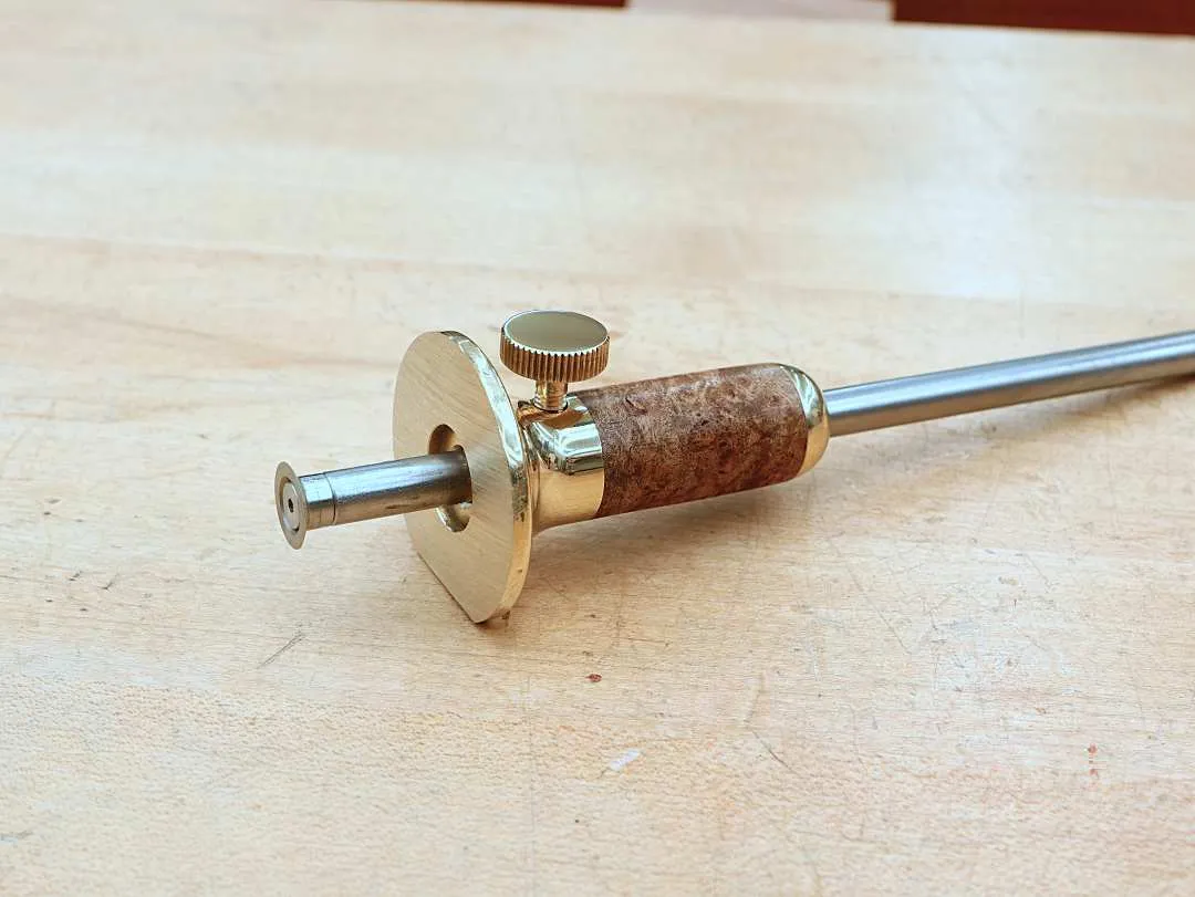 Rob Cosman's Limited Edition Marking Gauge - Maple Burl #5