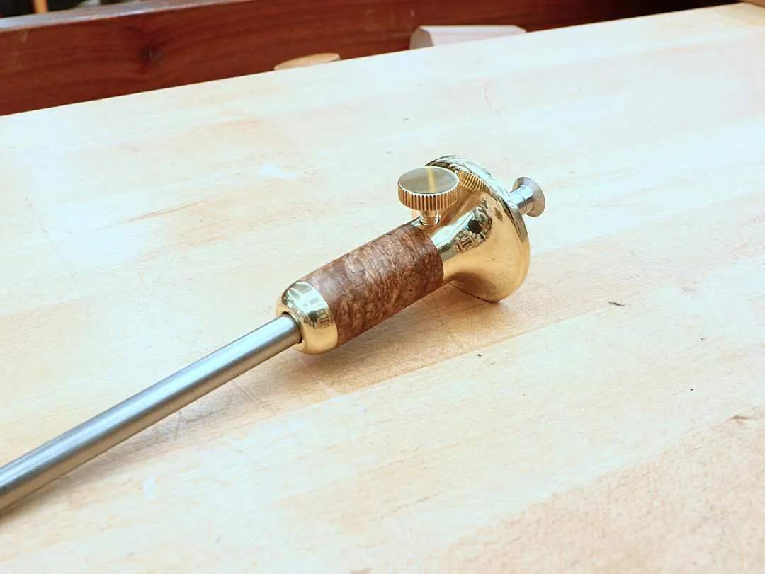 Rob Cosman's Limited Edition Marking Gauge - Maple Burl #5