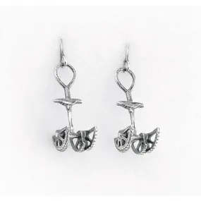 Rock Empire Silver Earrings