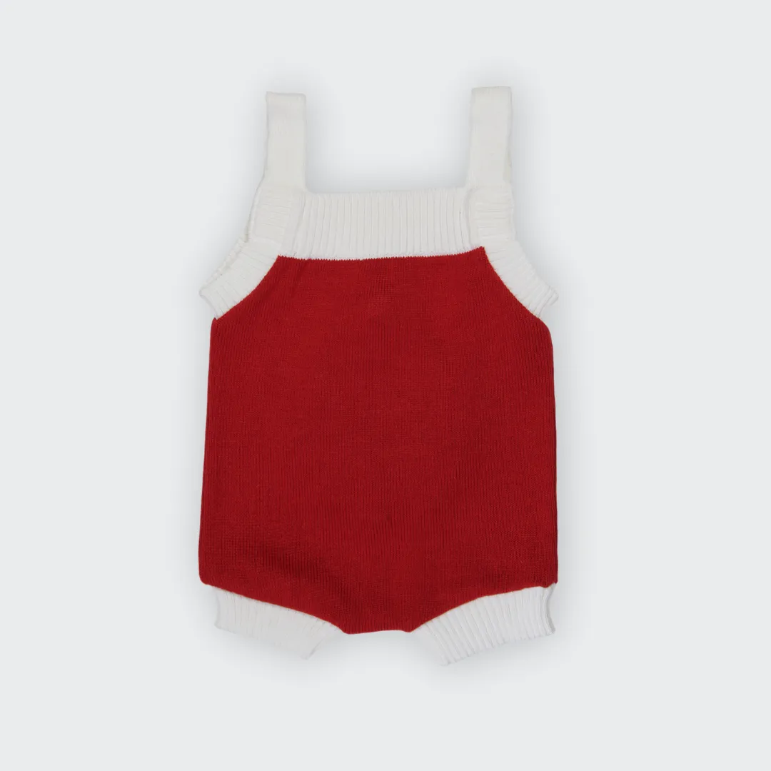 Romper Tricot Papai Noel - Unissex PRÉ VENDA ENVIO DIA 05.11