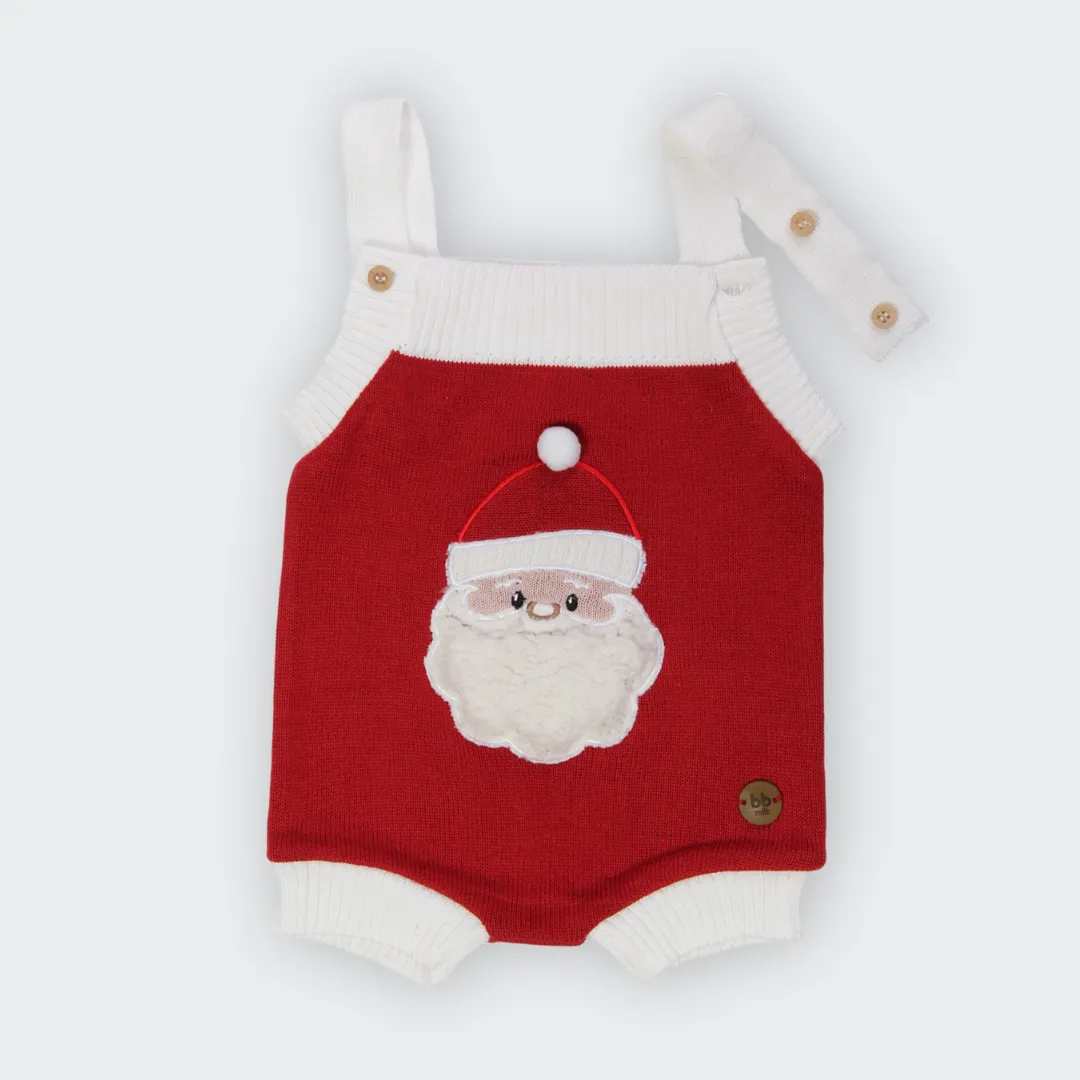 Romper Tricot Papai Noel - Unissex PRÉ VENDA ENVIO DIA 05.11